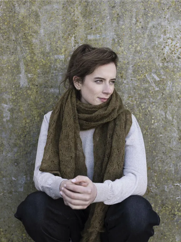 Fern Leaf Shawl sold by Inis Meain