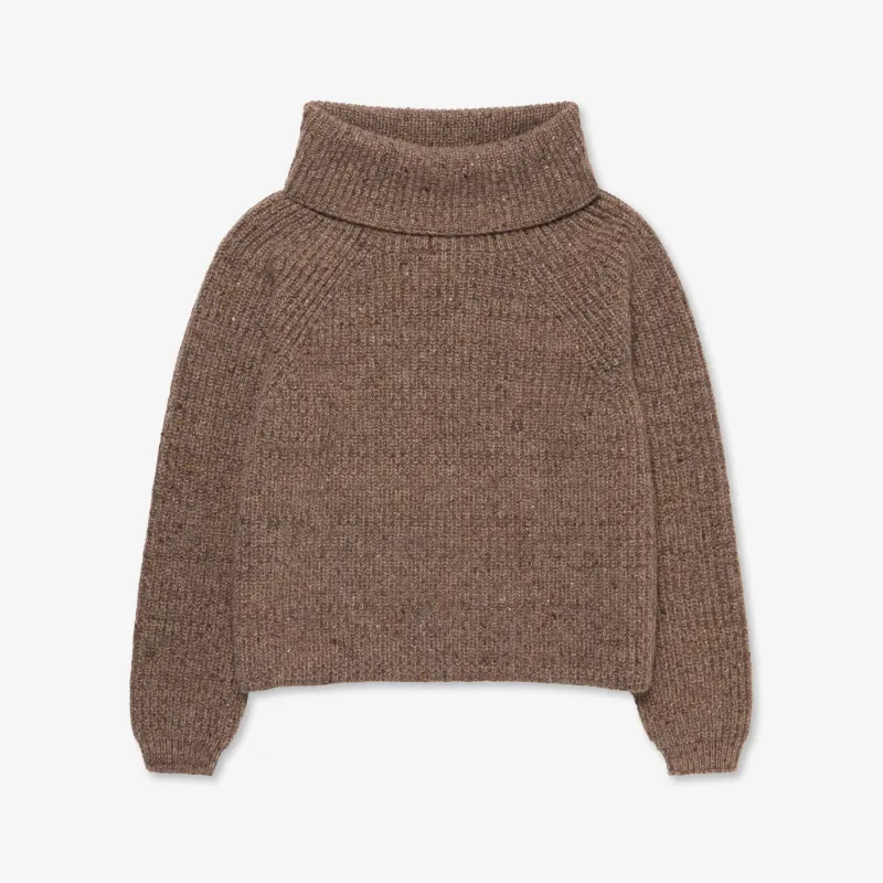 Women's Cropped Cashmere Boatbuilder made by Inis Meain