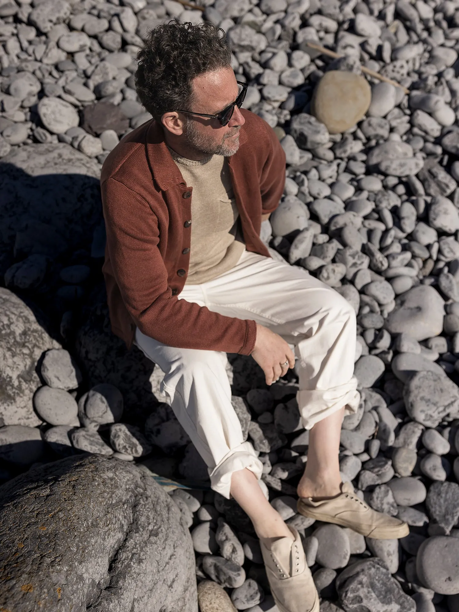 Linen Shirt Jacket sold by Inis Meain product image thumbnail 2