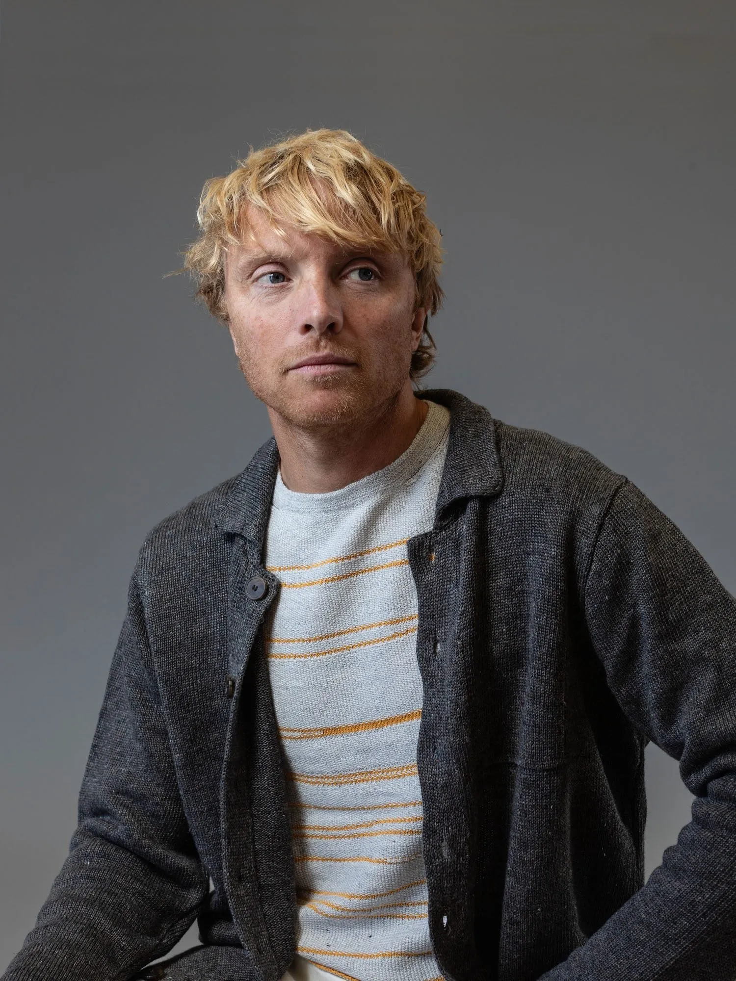 Linen Shirt Jacket sold by Inis Meain product image thumbnail 5