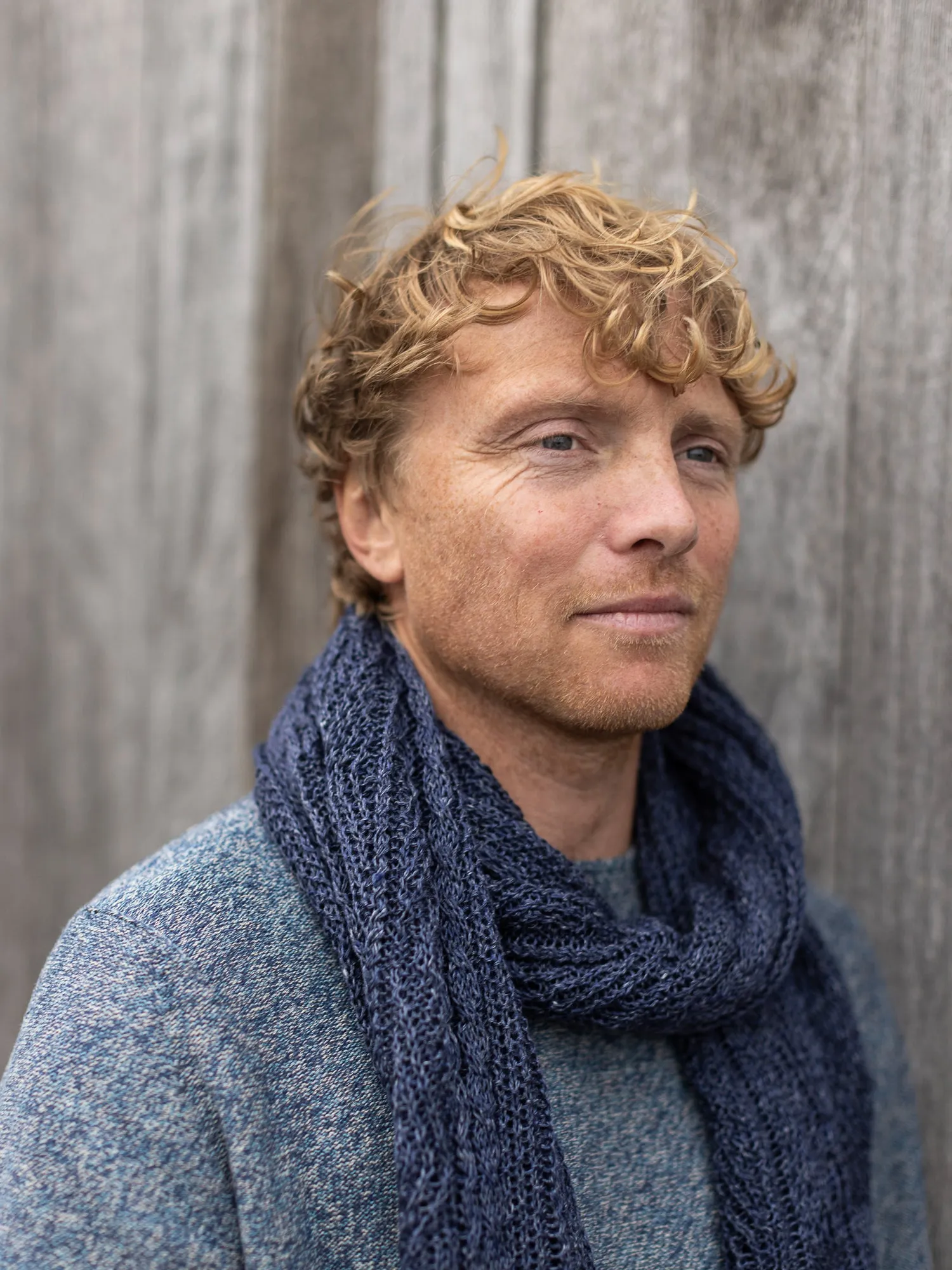 Patented Aran Linen Scarf sold by Inis Meain product image thumbnail 4