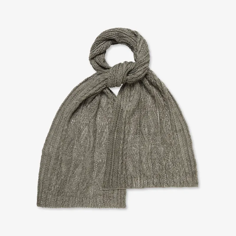 Patented Aran Linen Scarf sold by Inis Meain