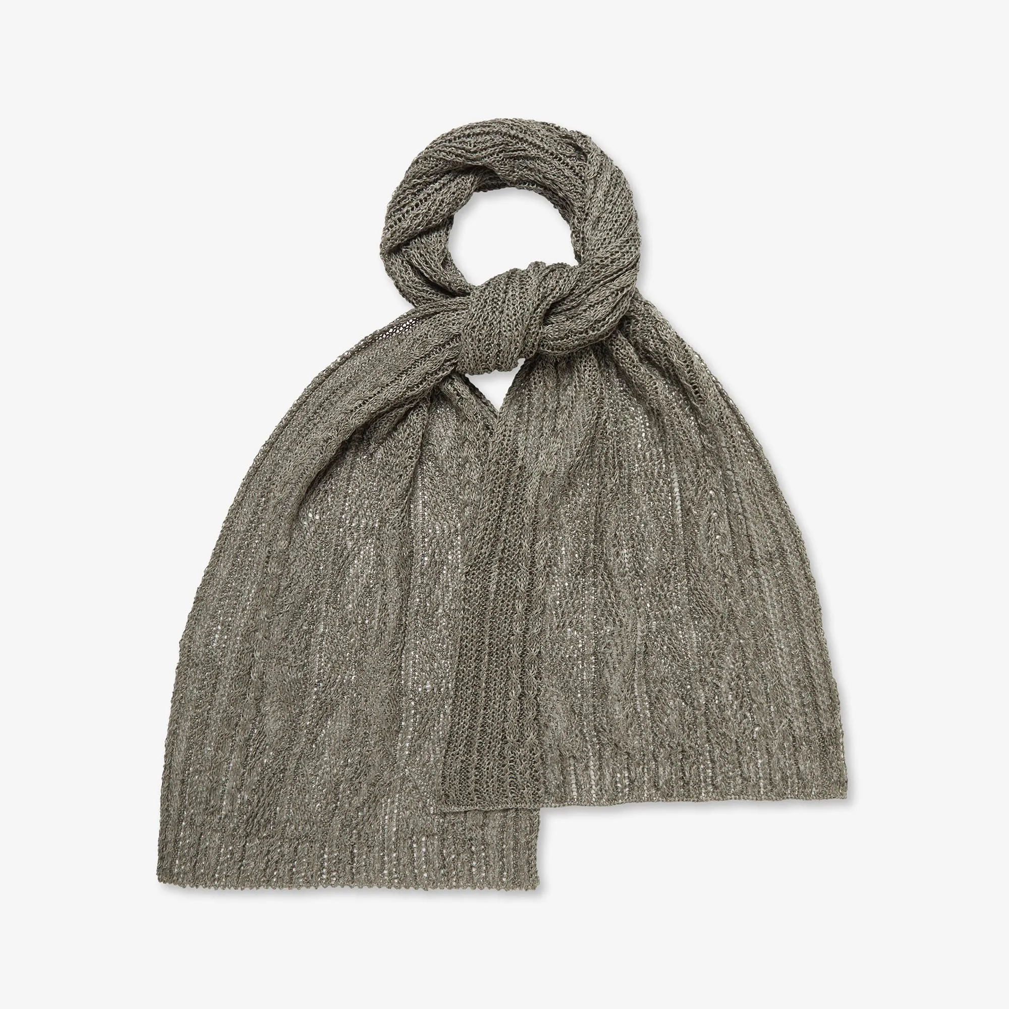 Patented Aran Linen Scarf sold by Inis Meain