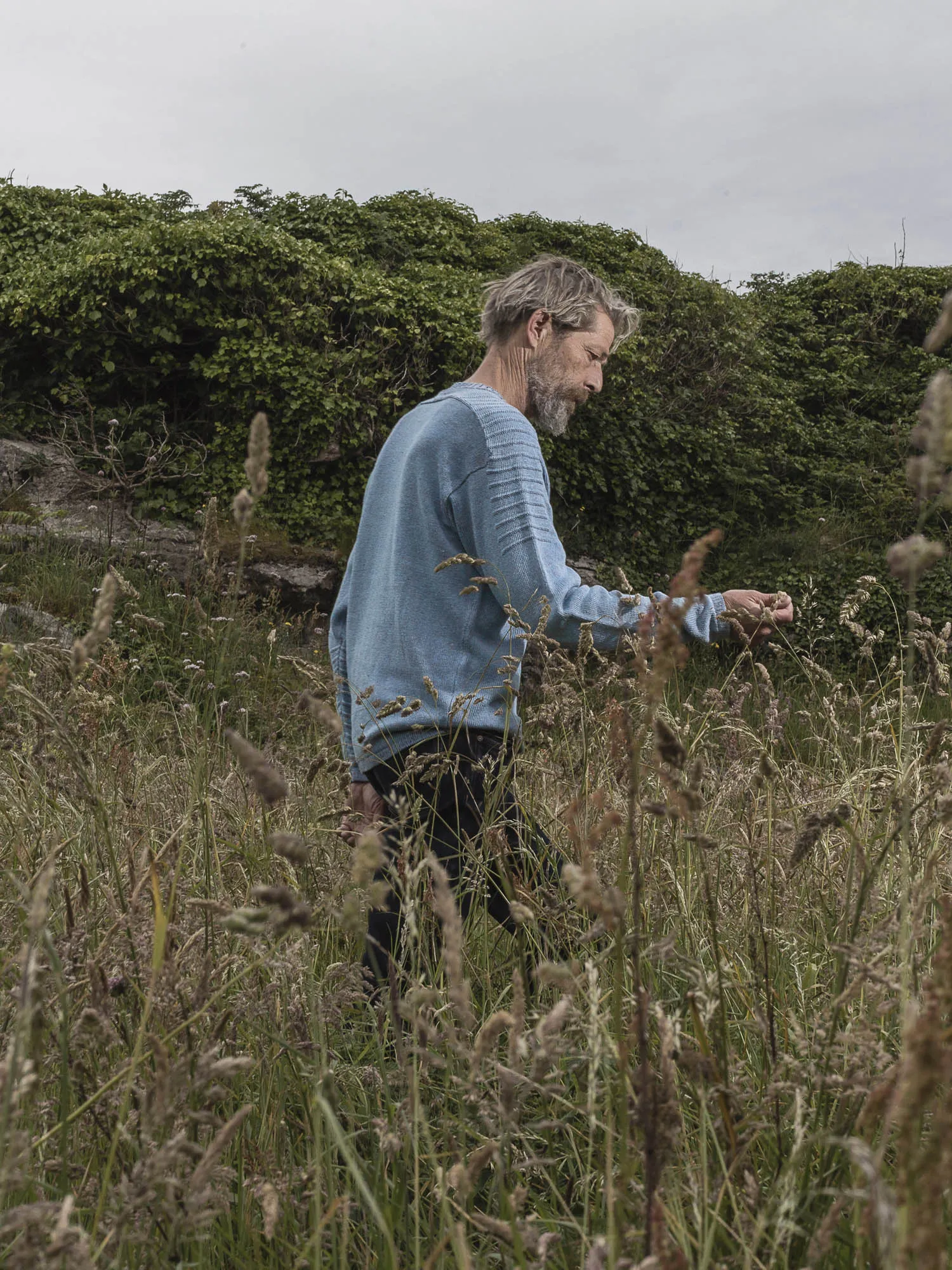 Honda 50 Crew Neck sold by Inis Meain product image thumbnail 2