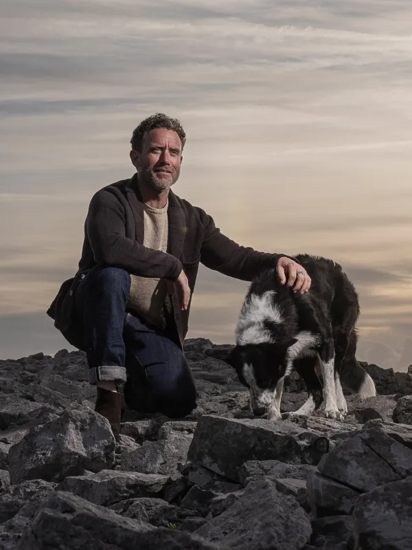 Washed Linen Pub Jacket made by Inis Meain