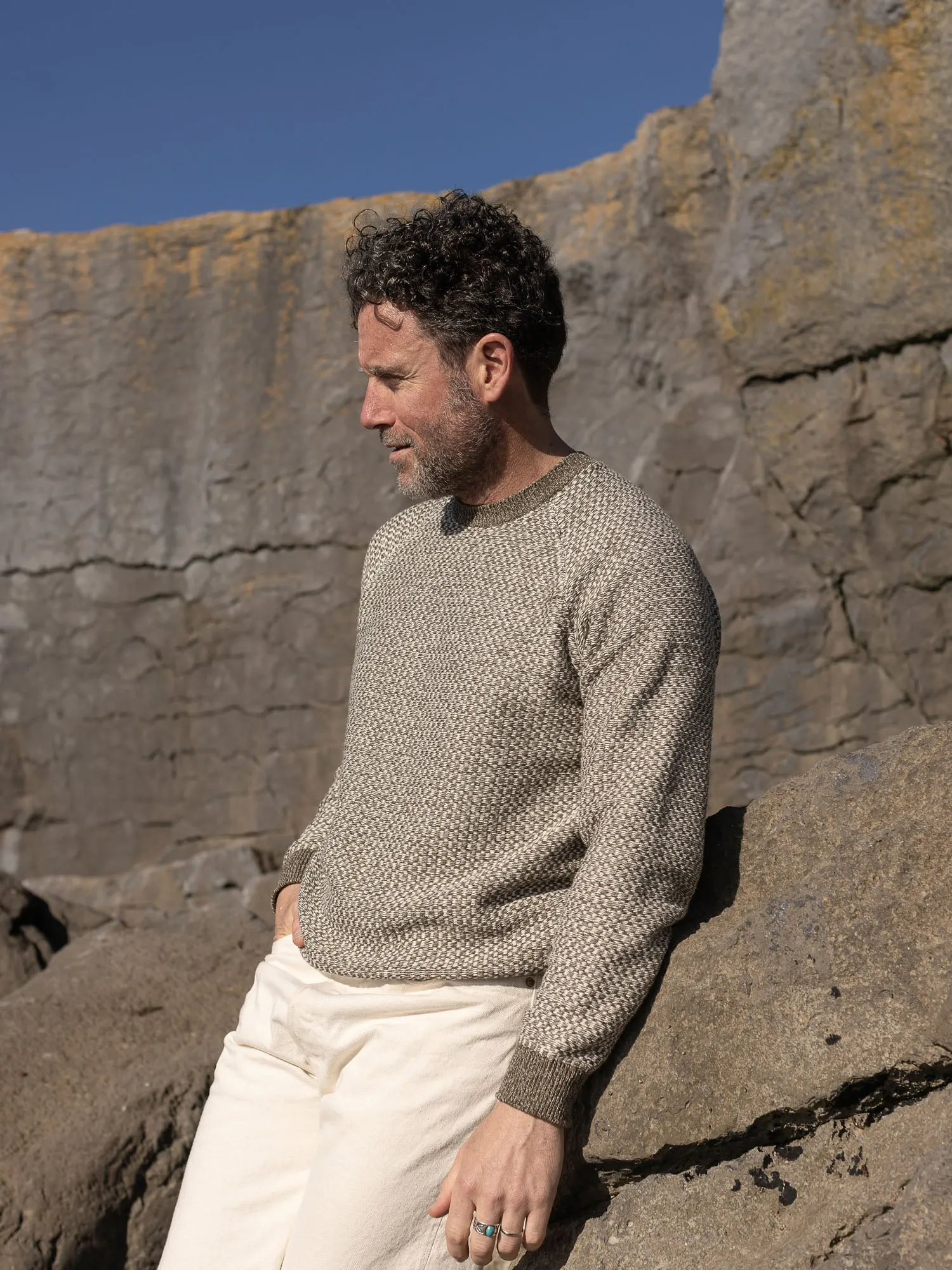 Tonnta Raglan Sweater sold by Inis Meain