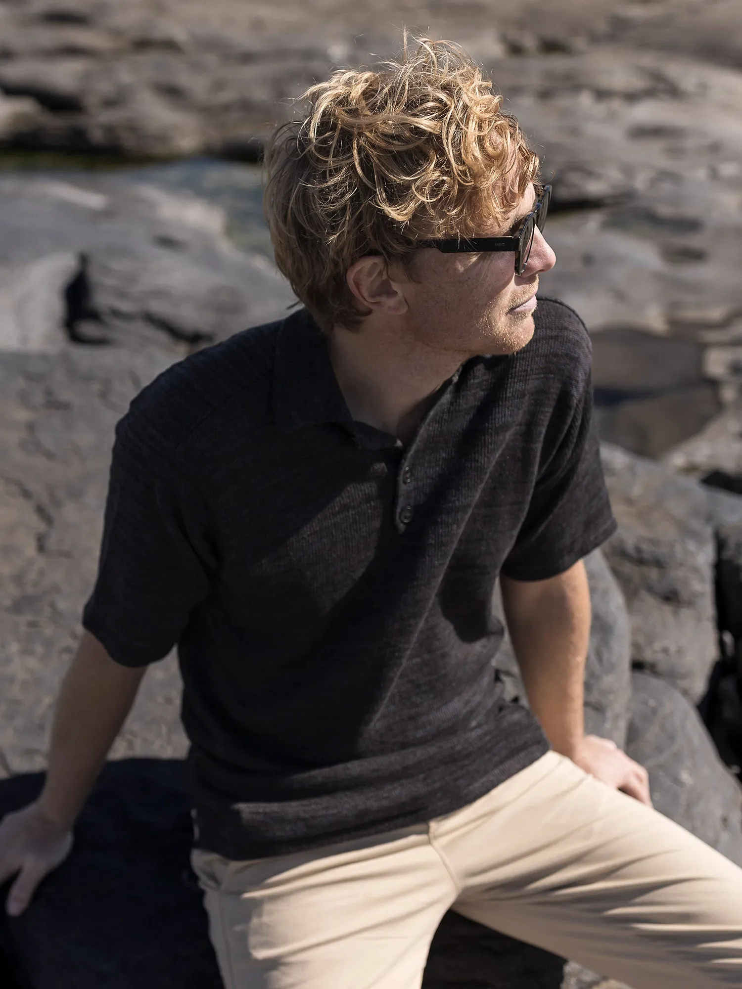 Honda 50 Short Sleeve Polo sold by Inis Meain