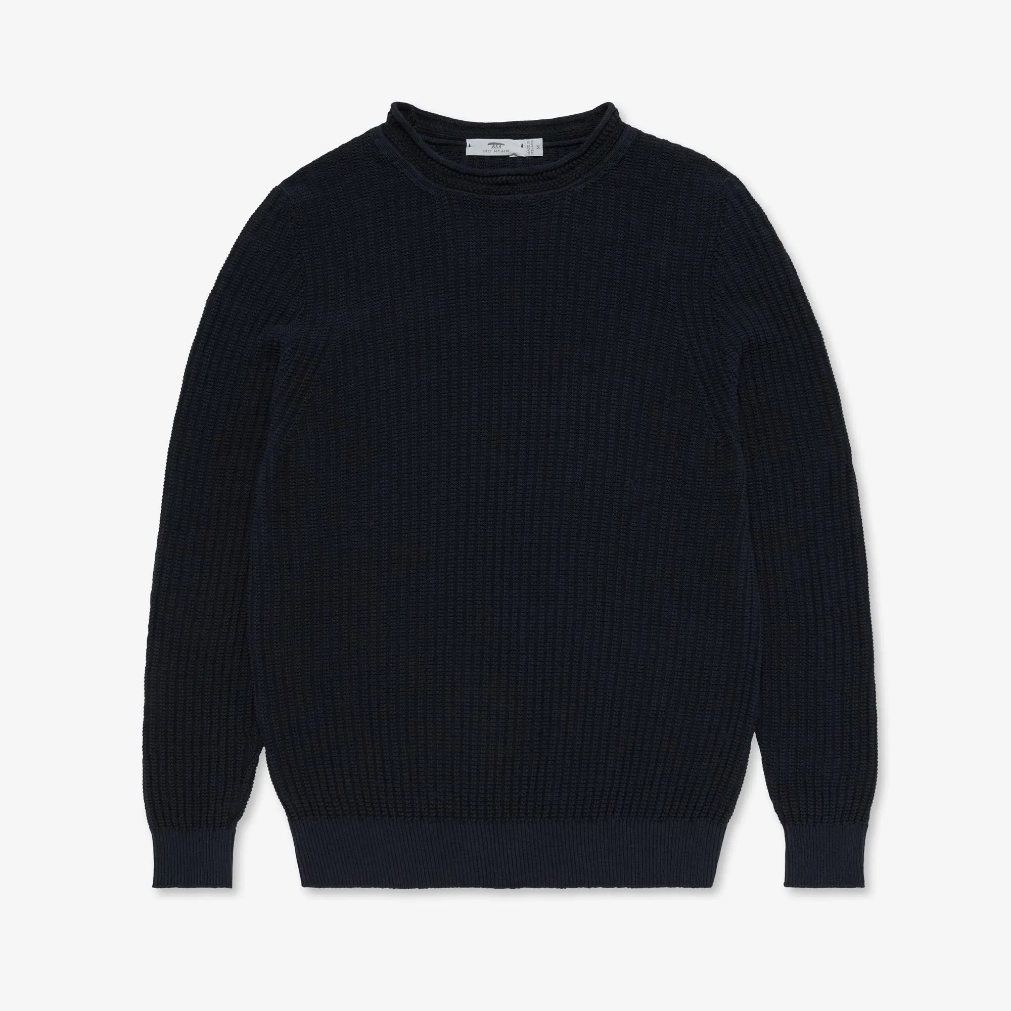 Moss Rib Chevron Neck sold by Inis Meain product image thumbnail 2