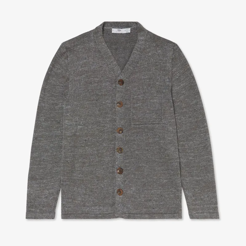 High V Cardigan made by Inis Meain