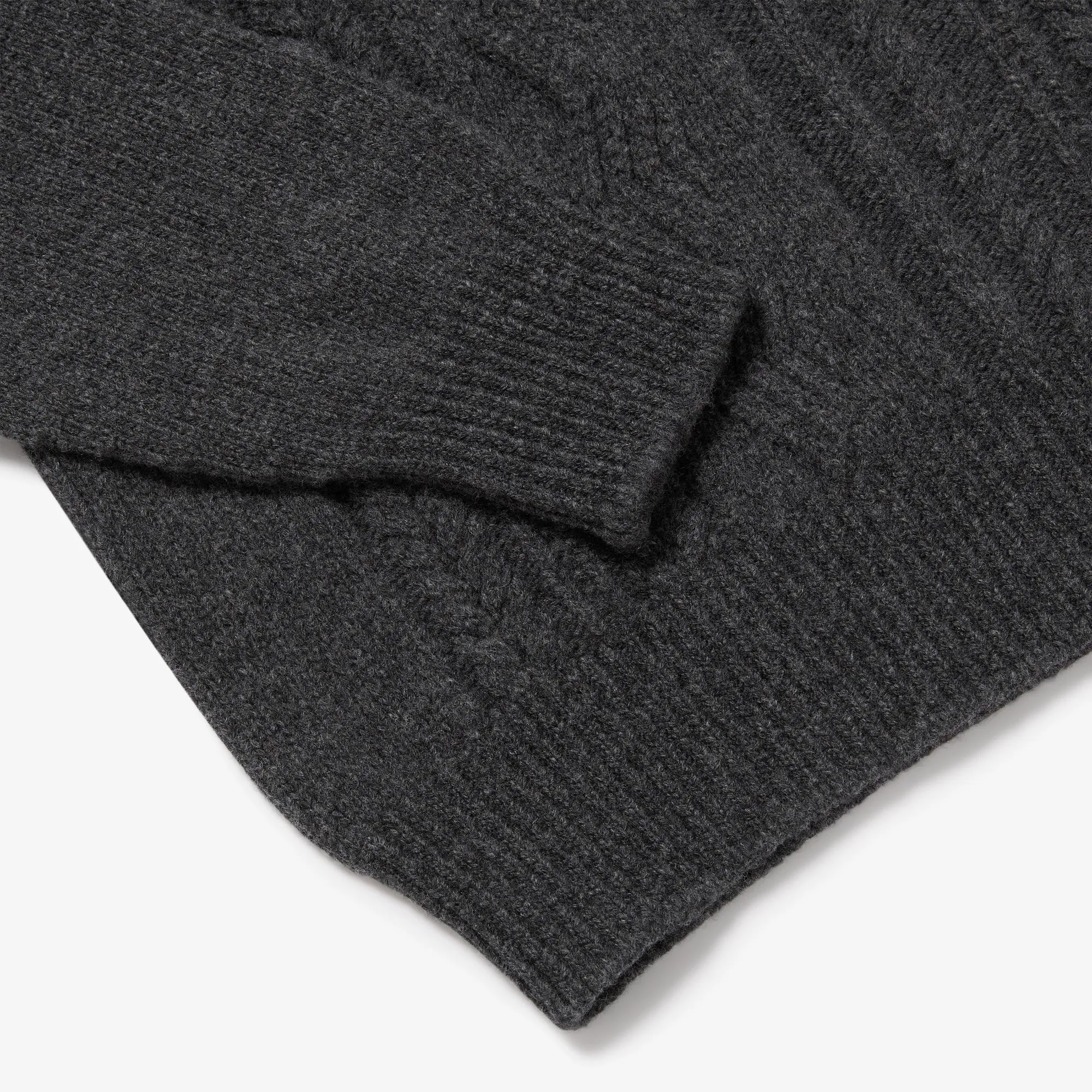 Lambswool Ridges Aran Sweater sold by Inis Meain product image thumbnail 4