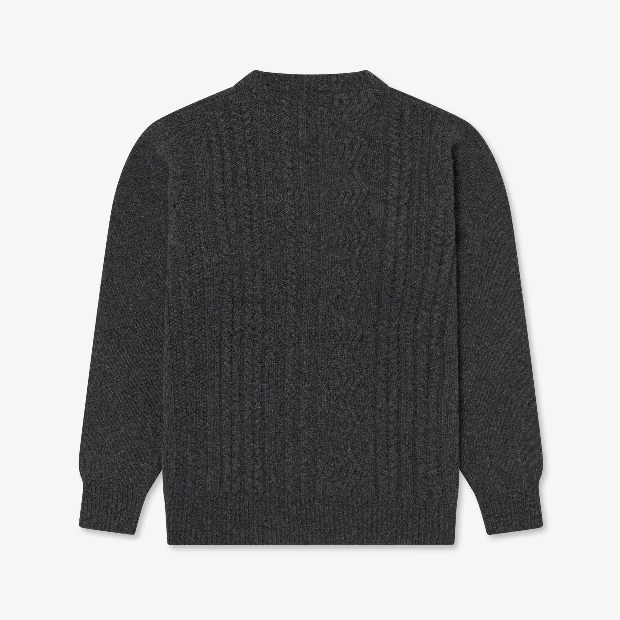 Lambswool Ridges Aran Sweater sold by Inis Meain product image thumbnail 5
