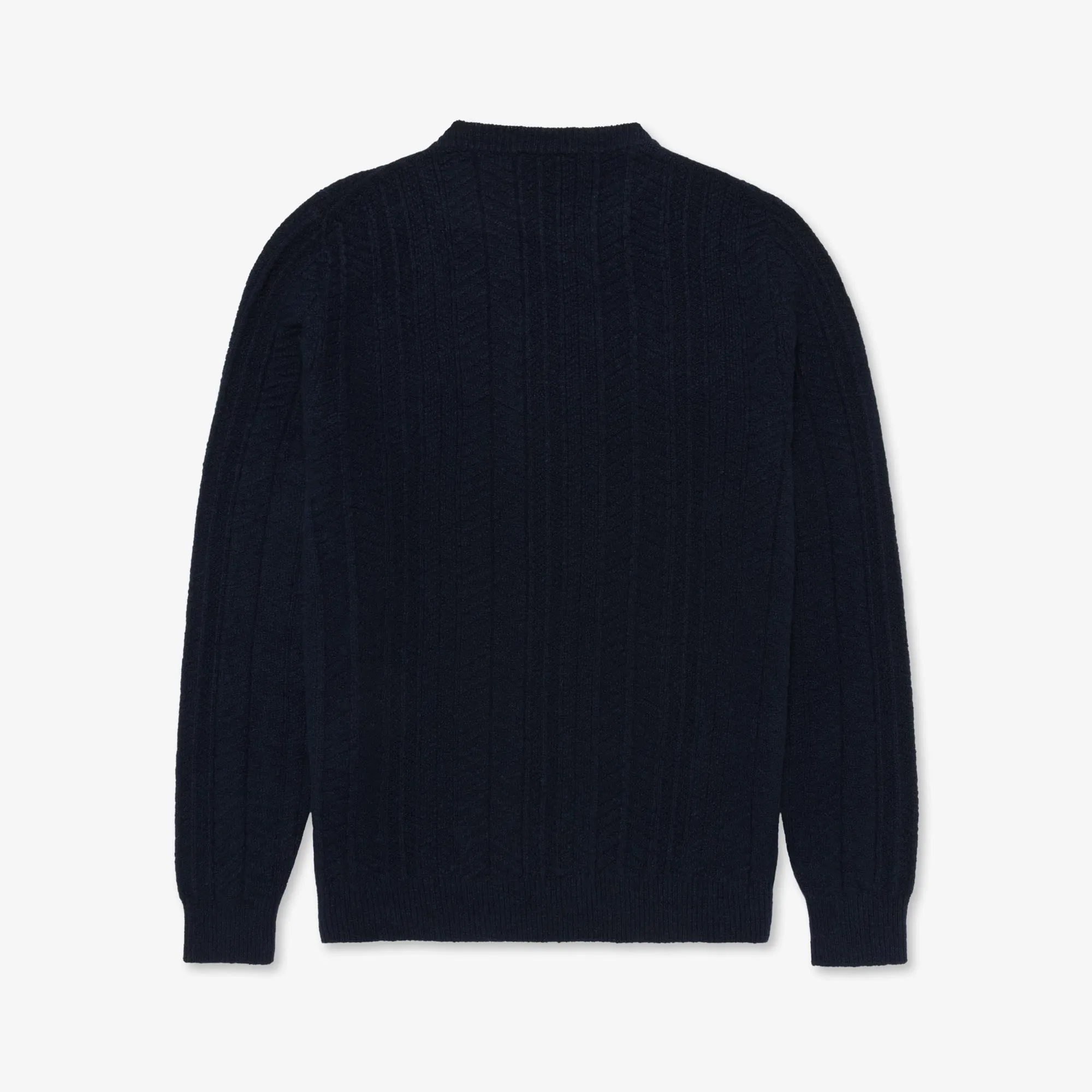 Cashmere Light Herringbone Crew Neck sold by Inis Meain product image thumbnail 5