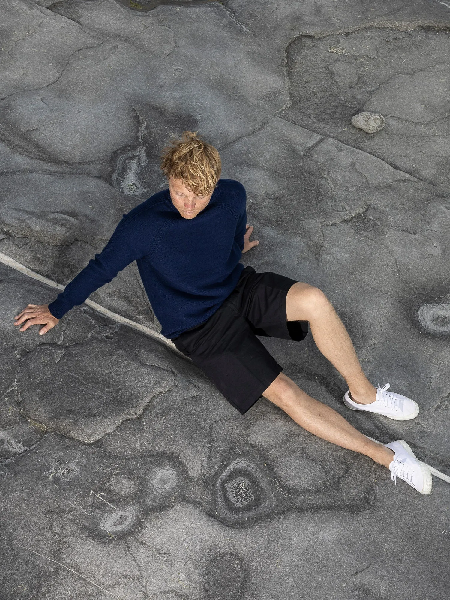 Lambswool Raglan Rib Sweater sold by Inis Meain product image thumbnail 4