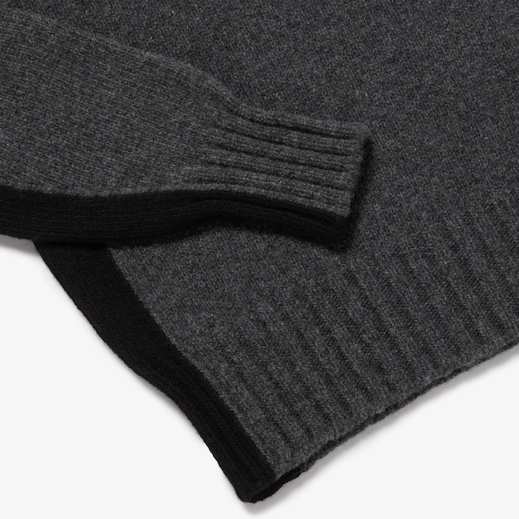 Lambswool Pocket Contrast Sweater sold by Inis Meain product image thumbnail 5