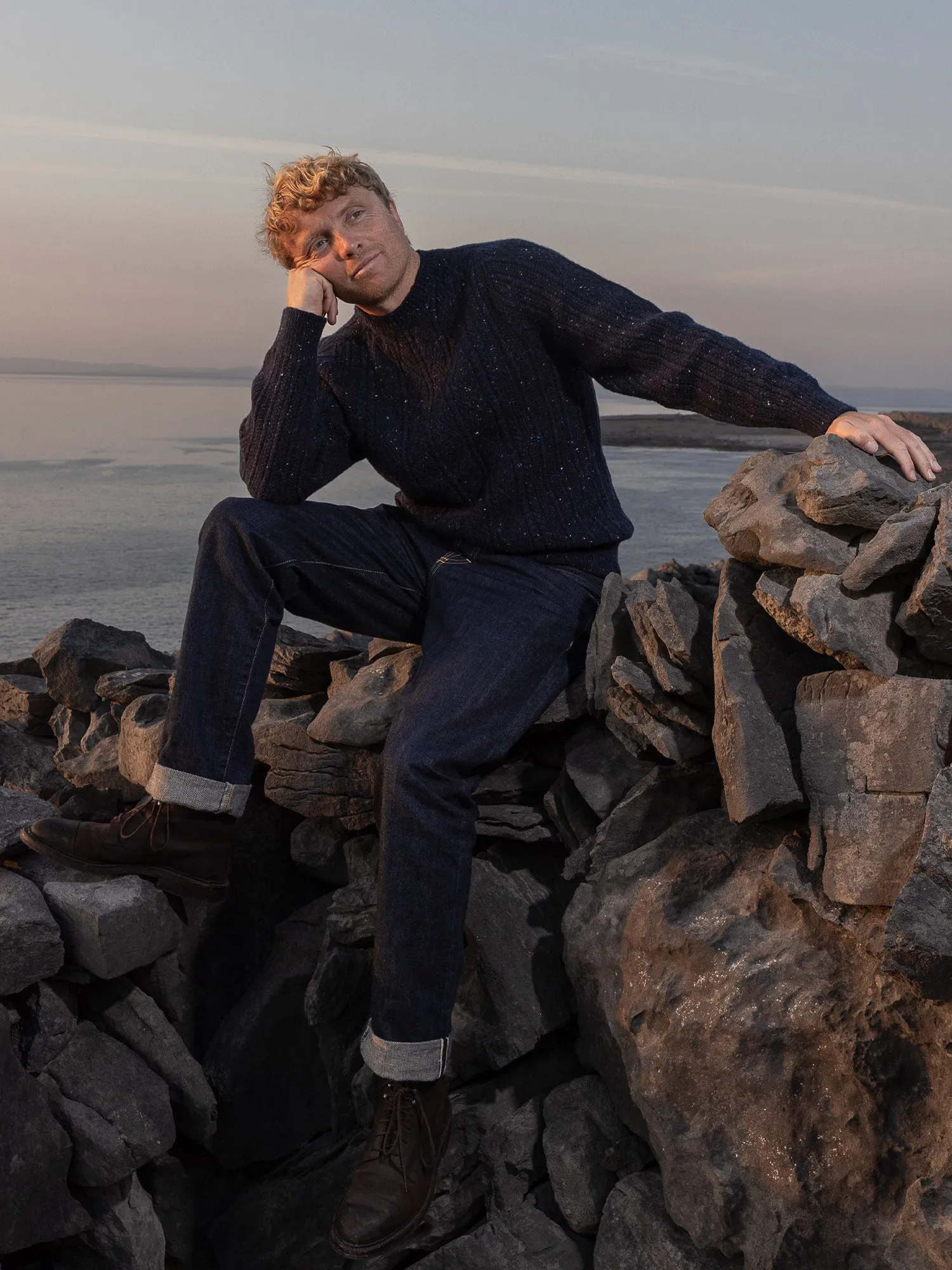 Cashmere Original Aran Crew Neck sold by Inis Meain product image thumbnail 2