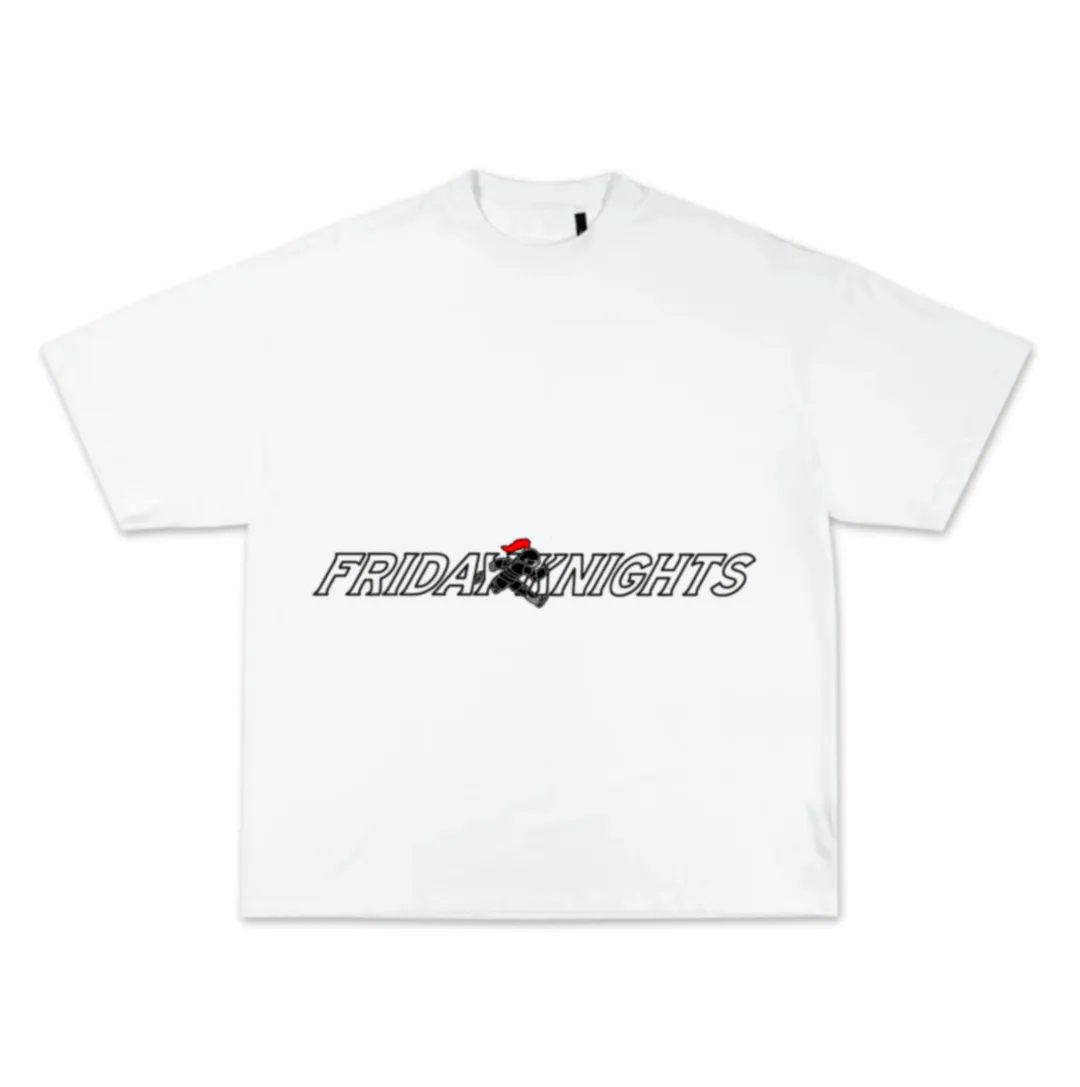 Racer Logo Box Tee sold by Friday Knights