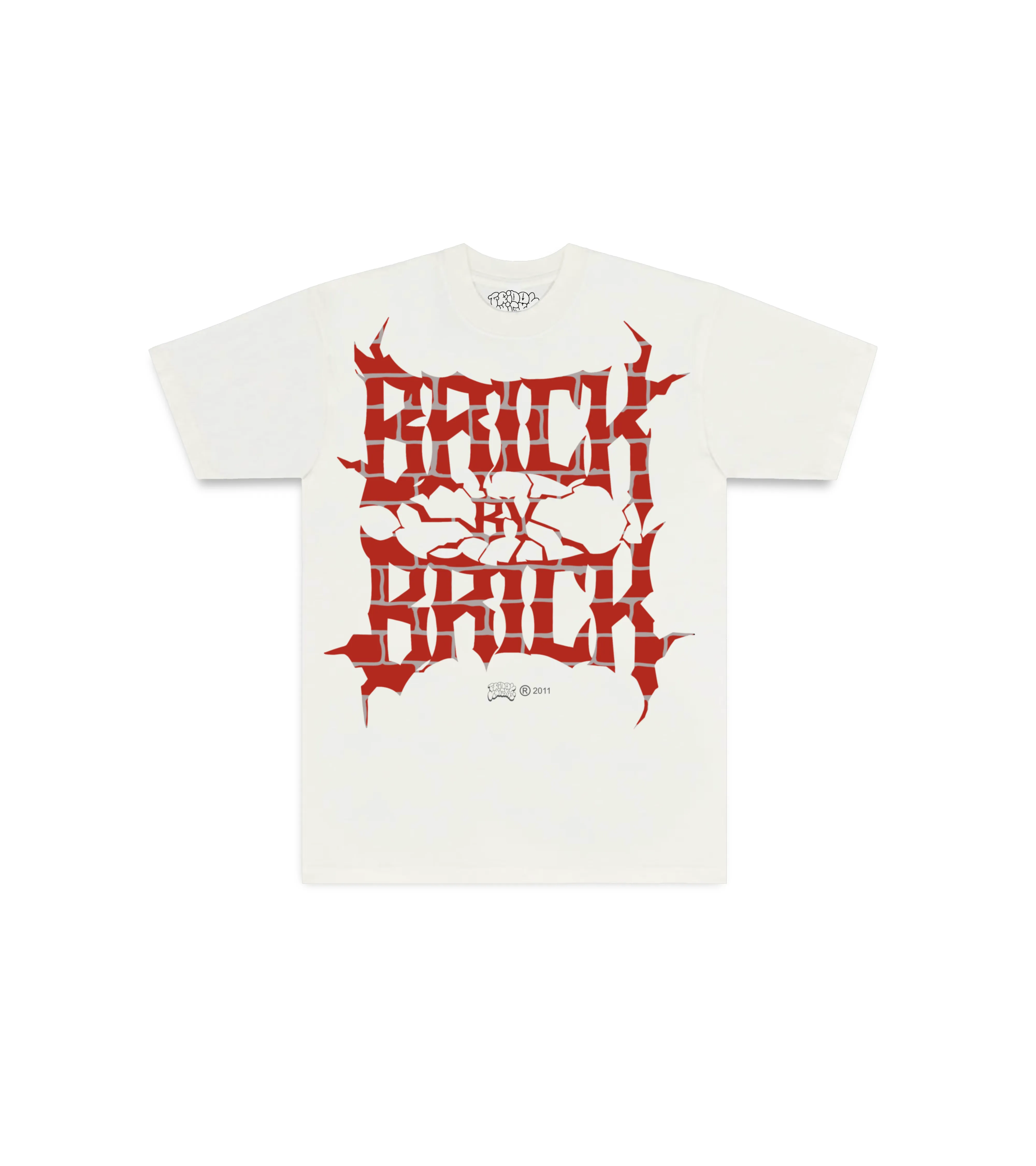 Brick By Brick Tee sold by Friday Knights