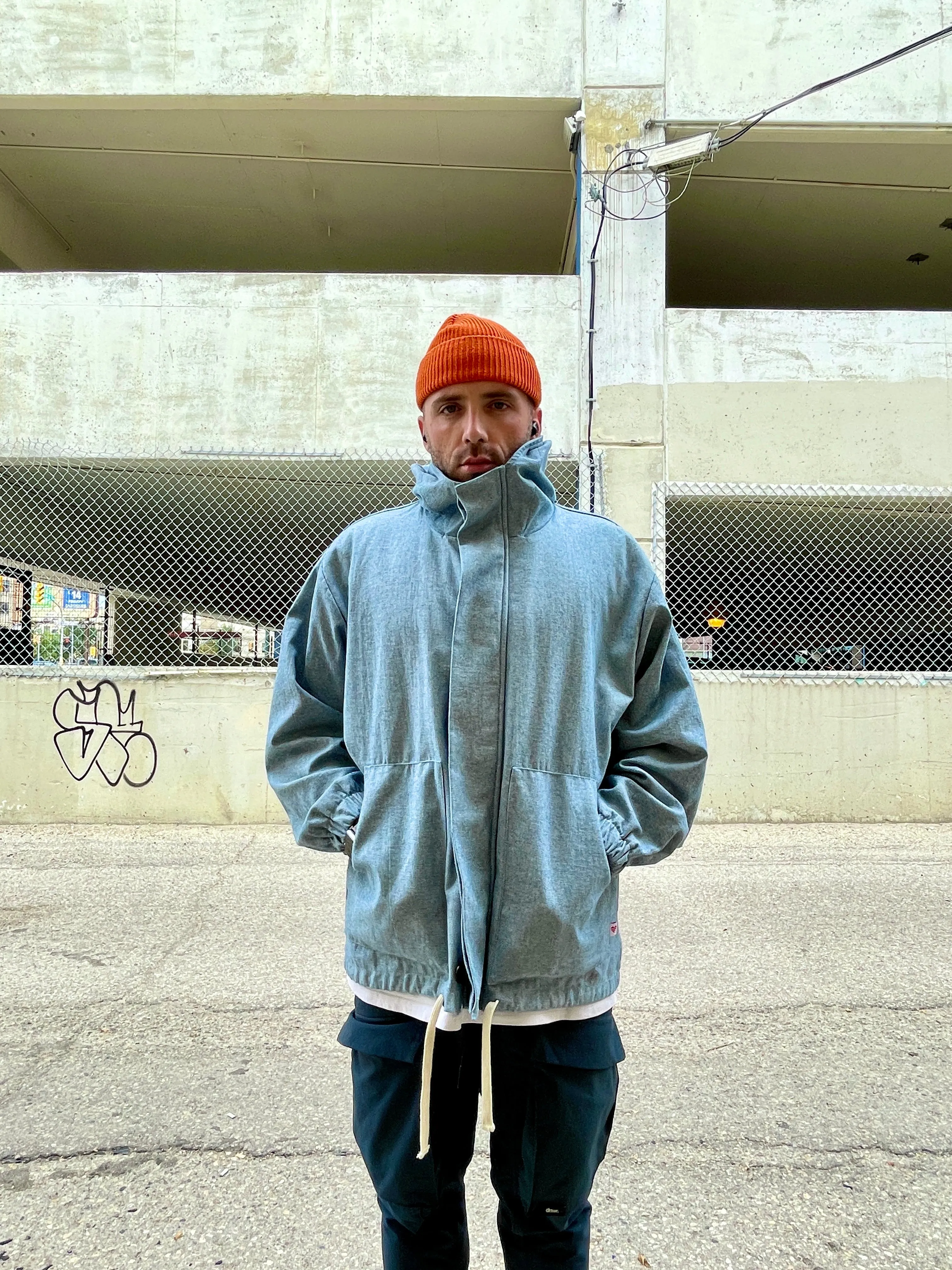 M-17 Zip Up Denim Anorak sold by Friday Knights product image thumbnail 2