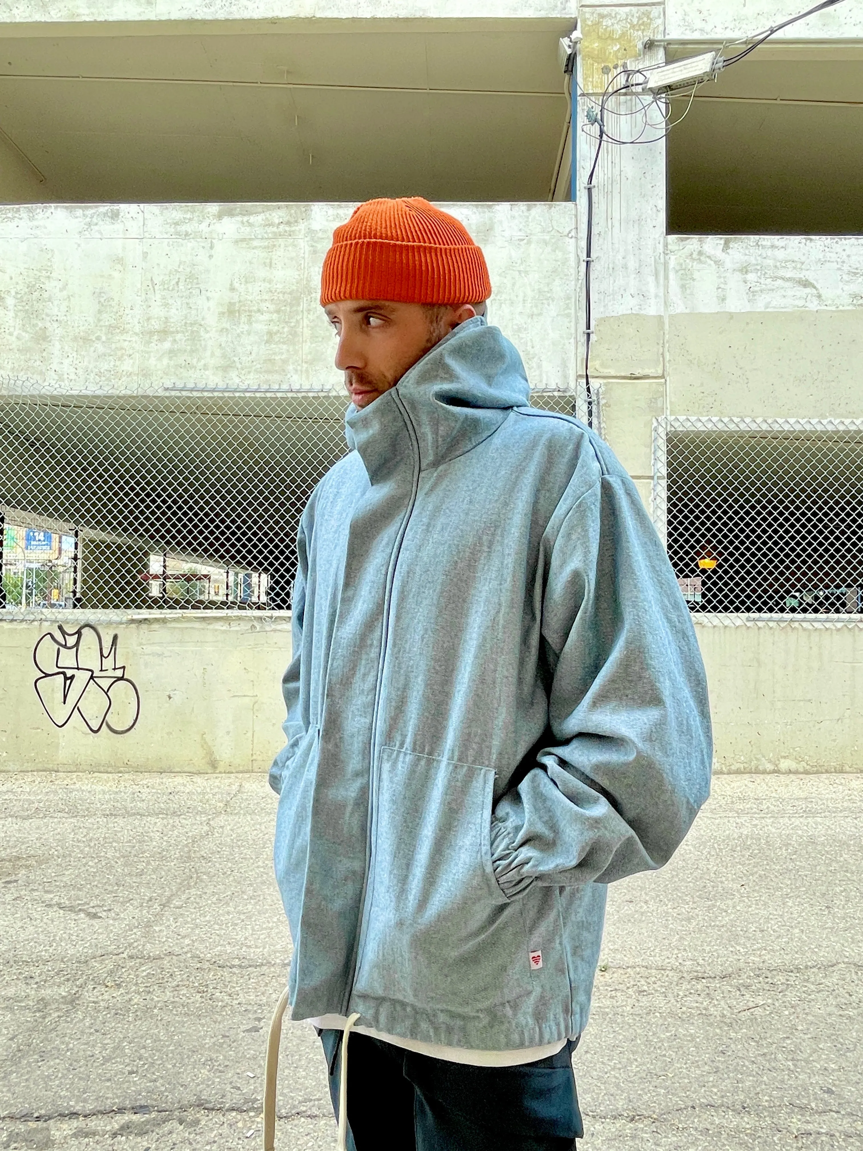 M-17 Zip Up Denim Anorak sold by Friday Knights product image thumbnail 3