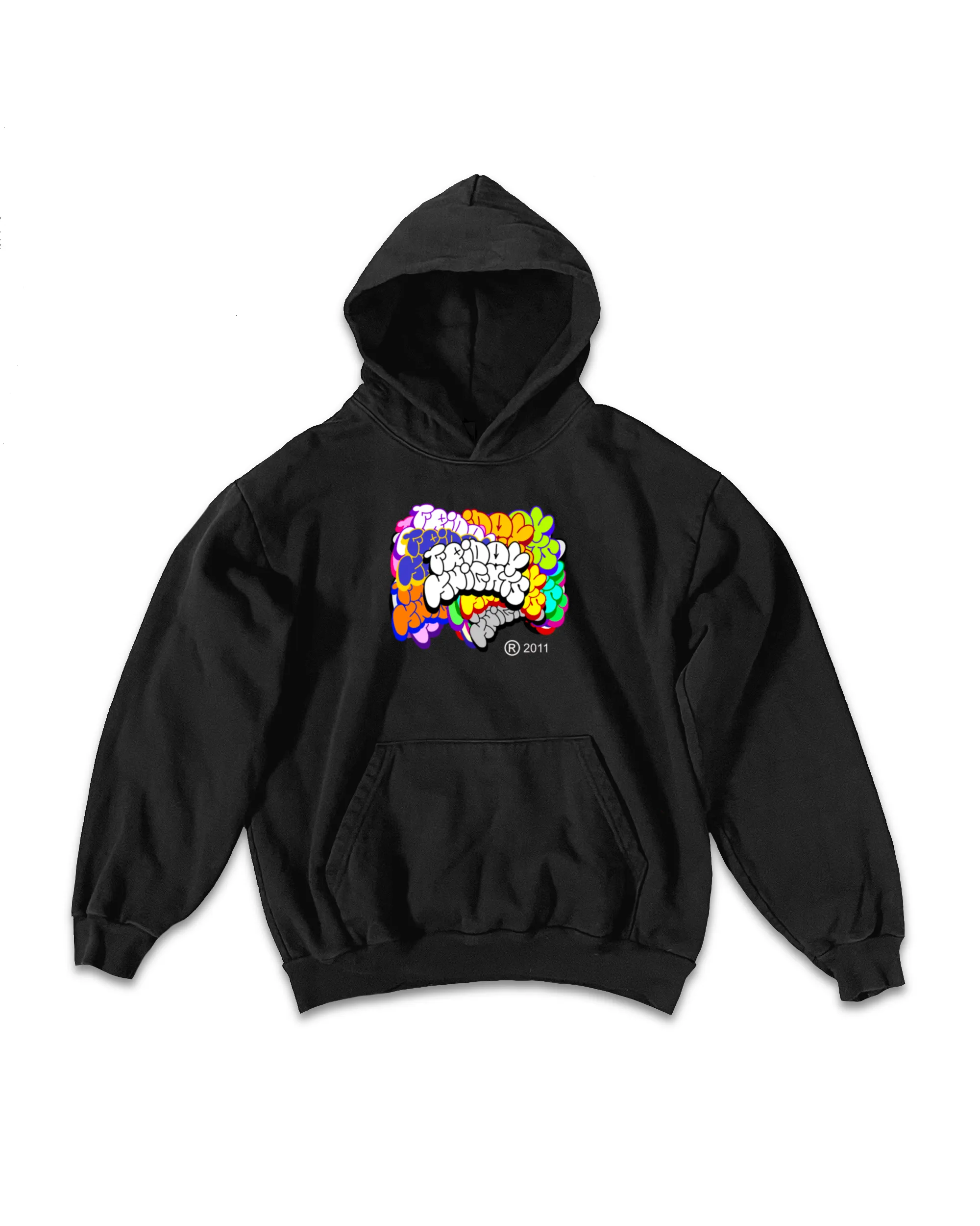 Bubble Stack Hoodie sold by Friday Knights