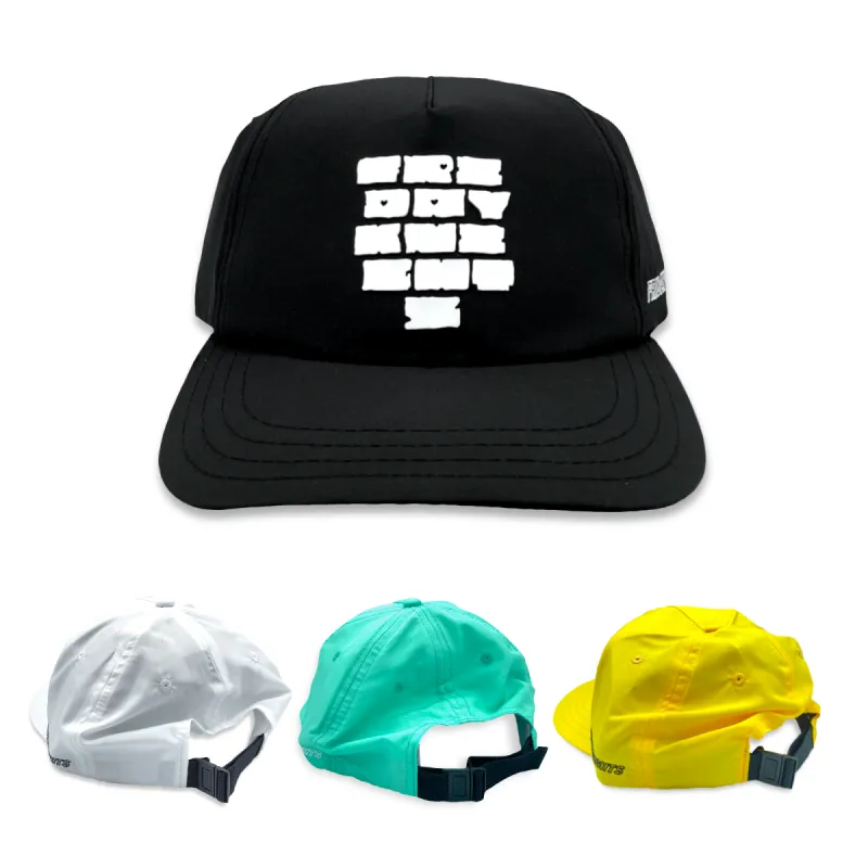 Nylon Camp Hat - Brick Type sold by Friday Knights