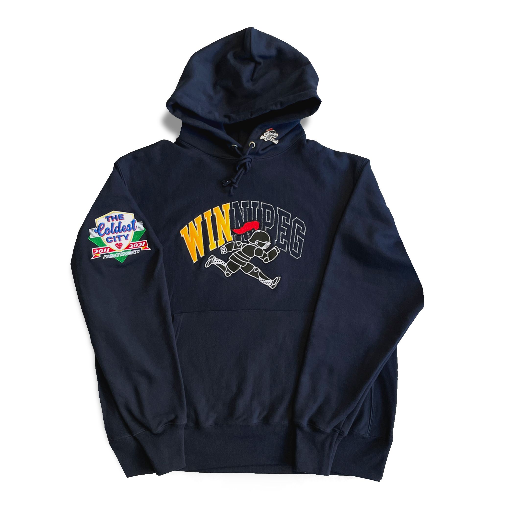 '10 Year' Champion Reverse Weave WIN Hoodie sold by Friday Knights