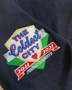 '10 Year' Champion Reverse Weave WIN Hoodie sold by Friday Knights
