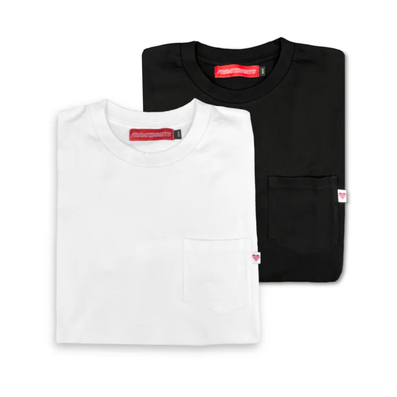 WiFi Heart Heavyweight Pocket Tee sold by Friday Knights