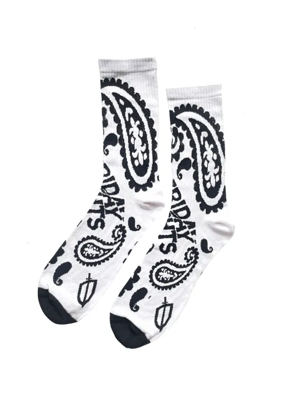 Paisley Crew Socks sold by Friday Knights