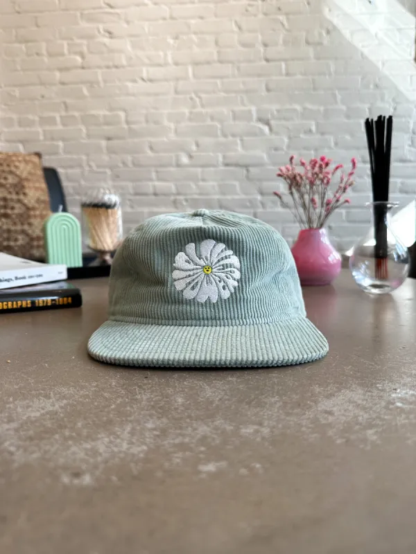 Plant Flowers Unstructured 5-Panel - Sage sold by Friday Knights