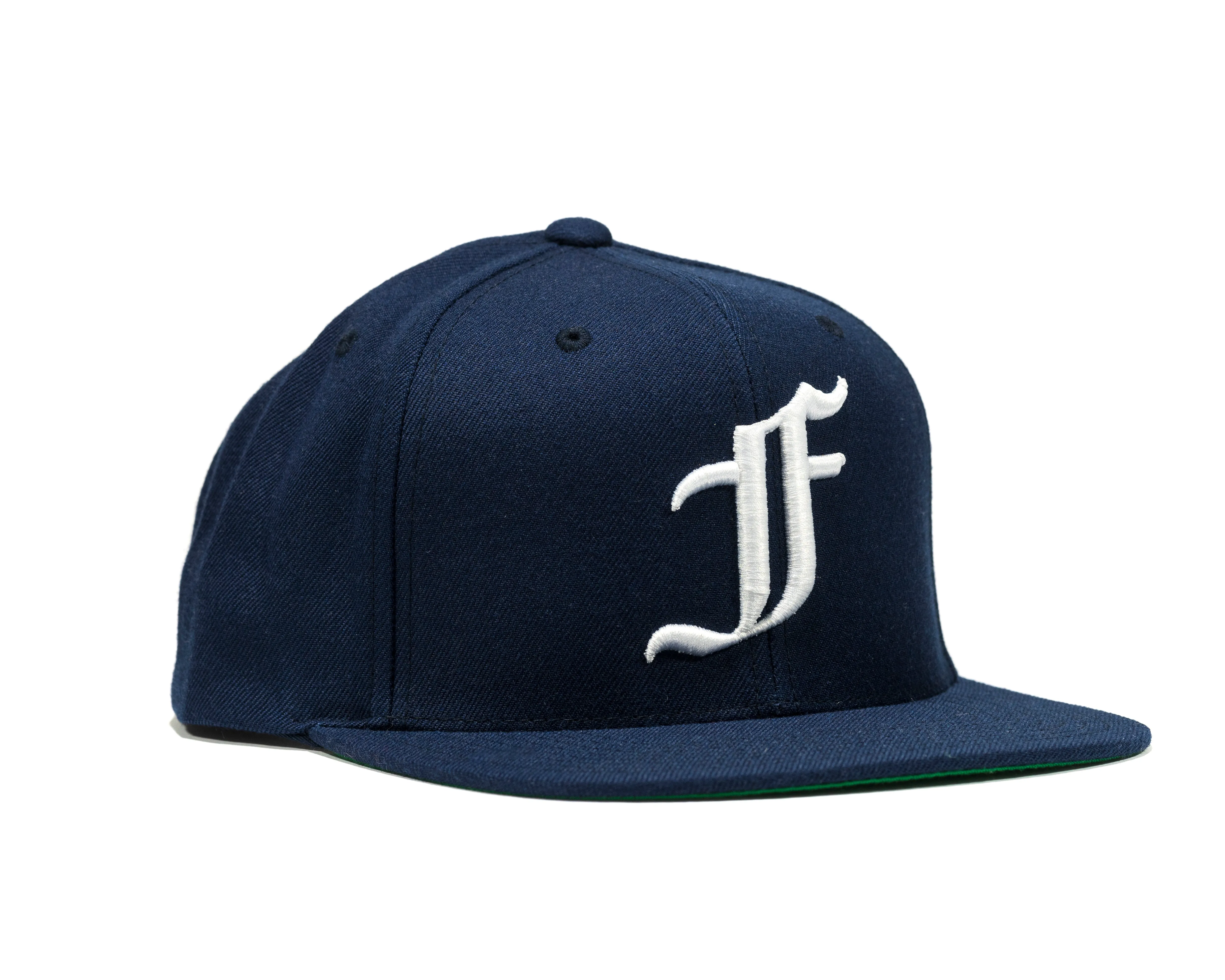 Old English Snapback - Navy sold by Friday Knights