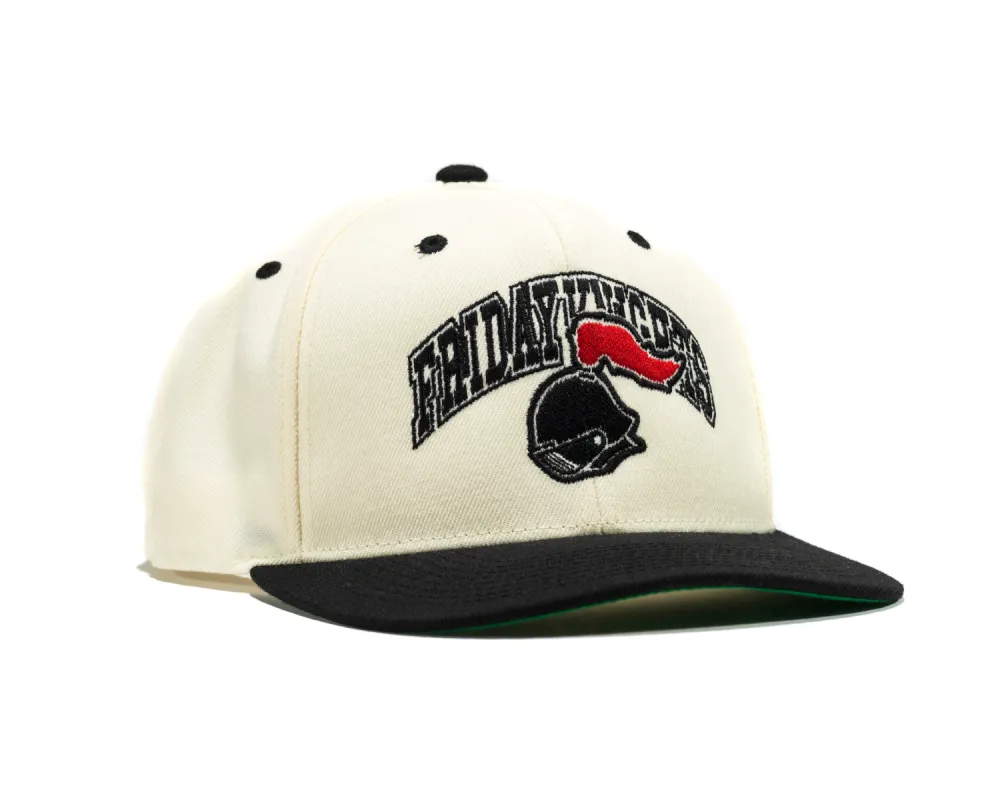 Knight Logo Snapback - Vintage White sold by Friday Knights