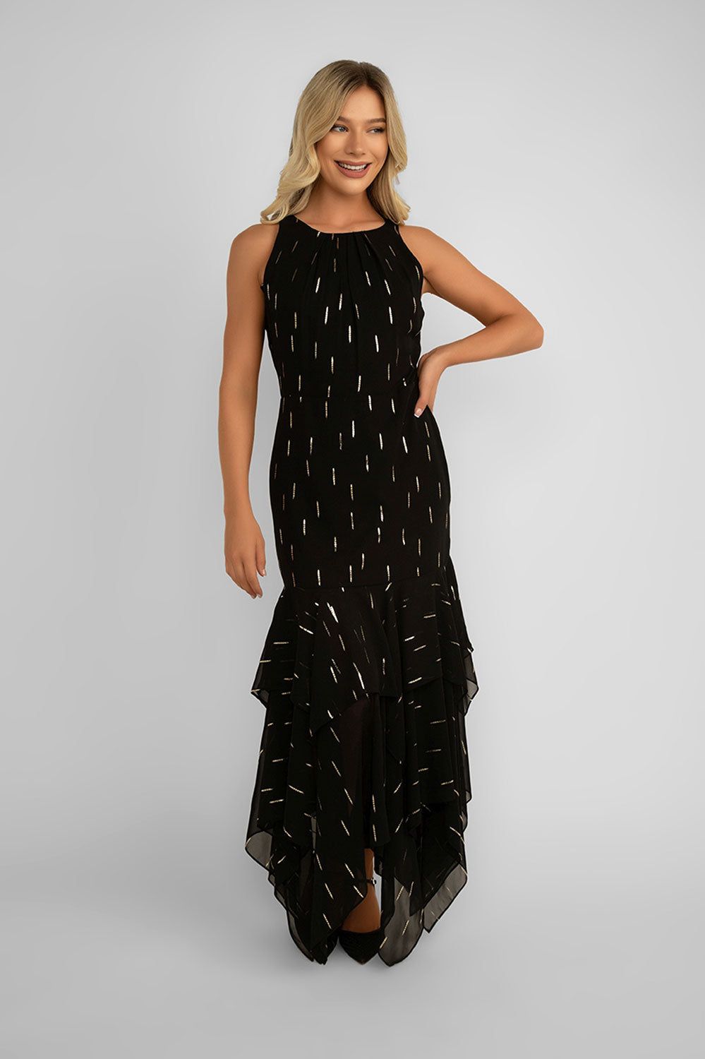 Sleeveless Dress With Handkerchief Hem sold by Bellissima product image thumbnail 3