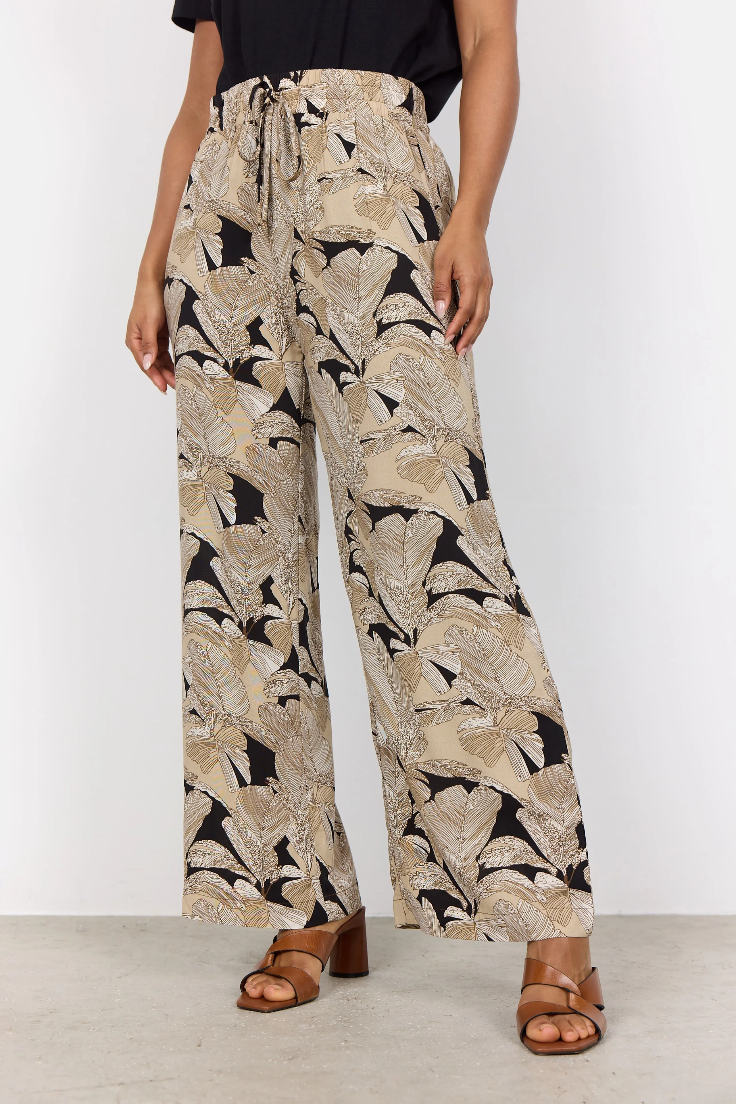 Leaf Print Pants sold by Bellissima