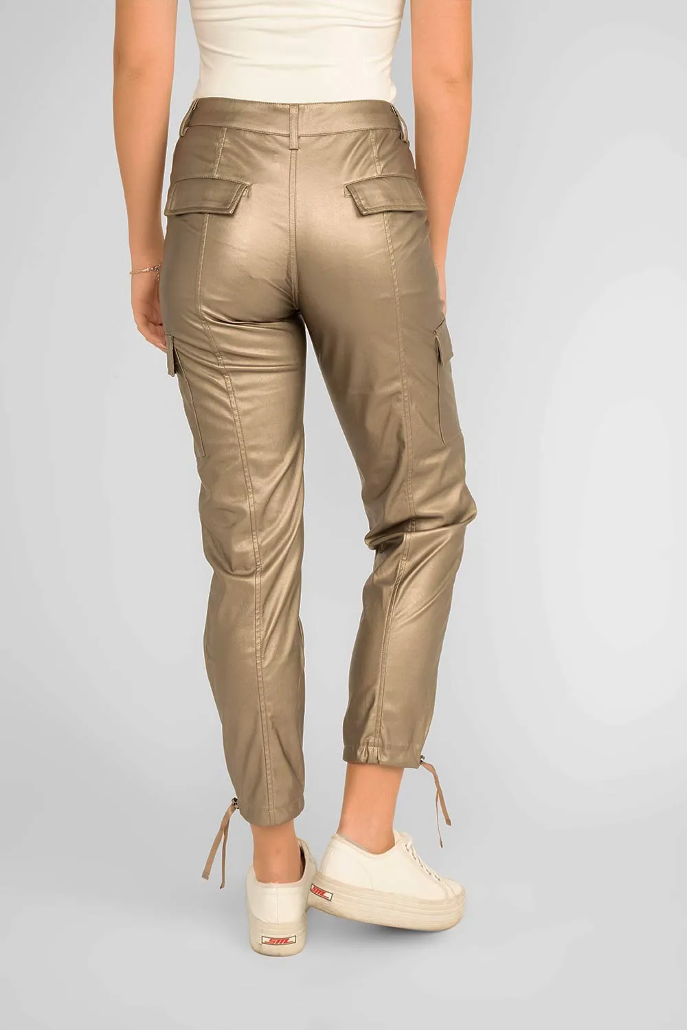 Metallic Cargo Pants sold by Bellissima product image thumbnail 3