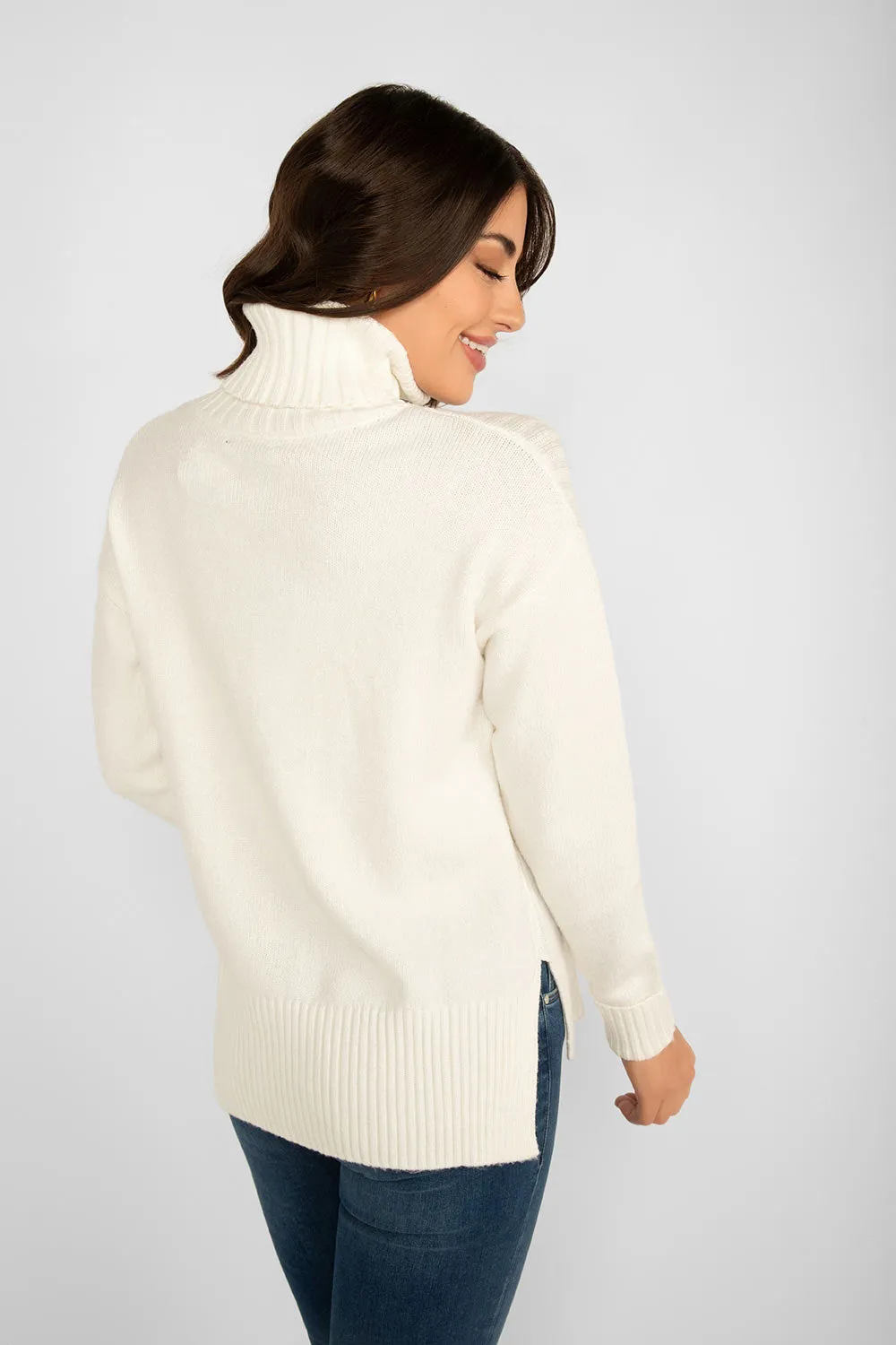 Turtleneck Knit Sweater sold by Bellissima product image thumbnail 4