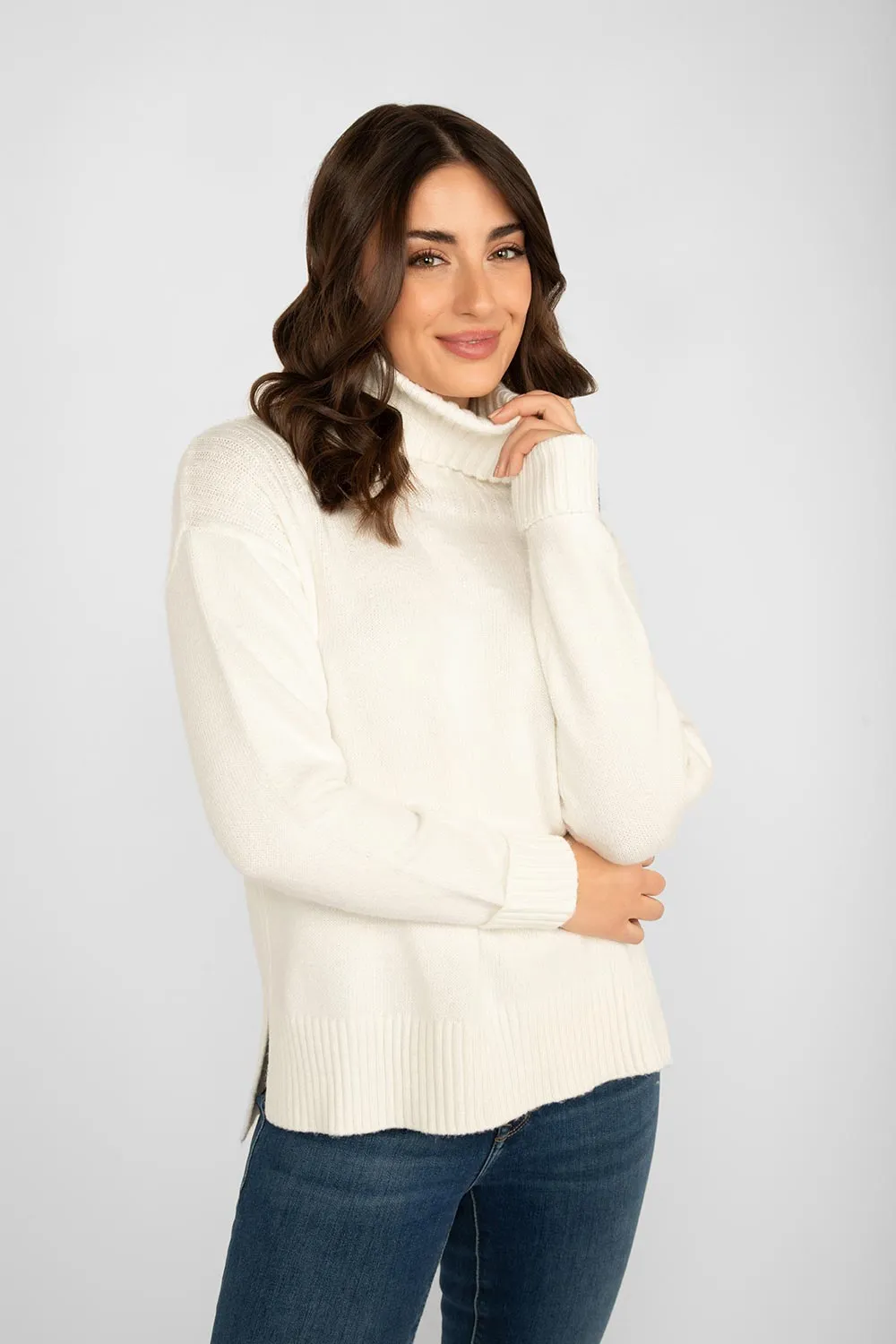 Turtleneck Knit Sweater sold by Bellissima