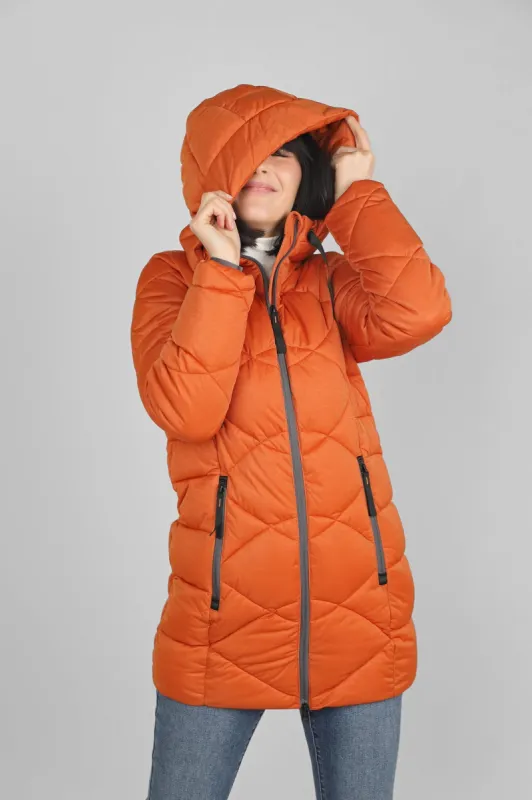 High Performance Quilted Puffer Jacket sold by Bellissima