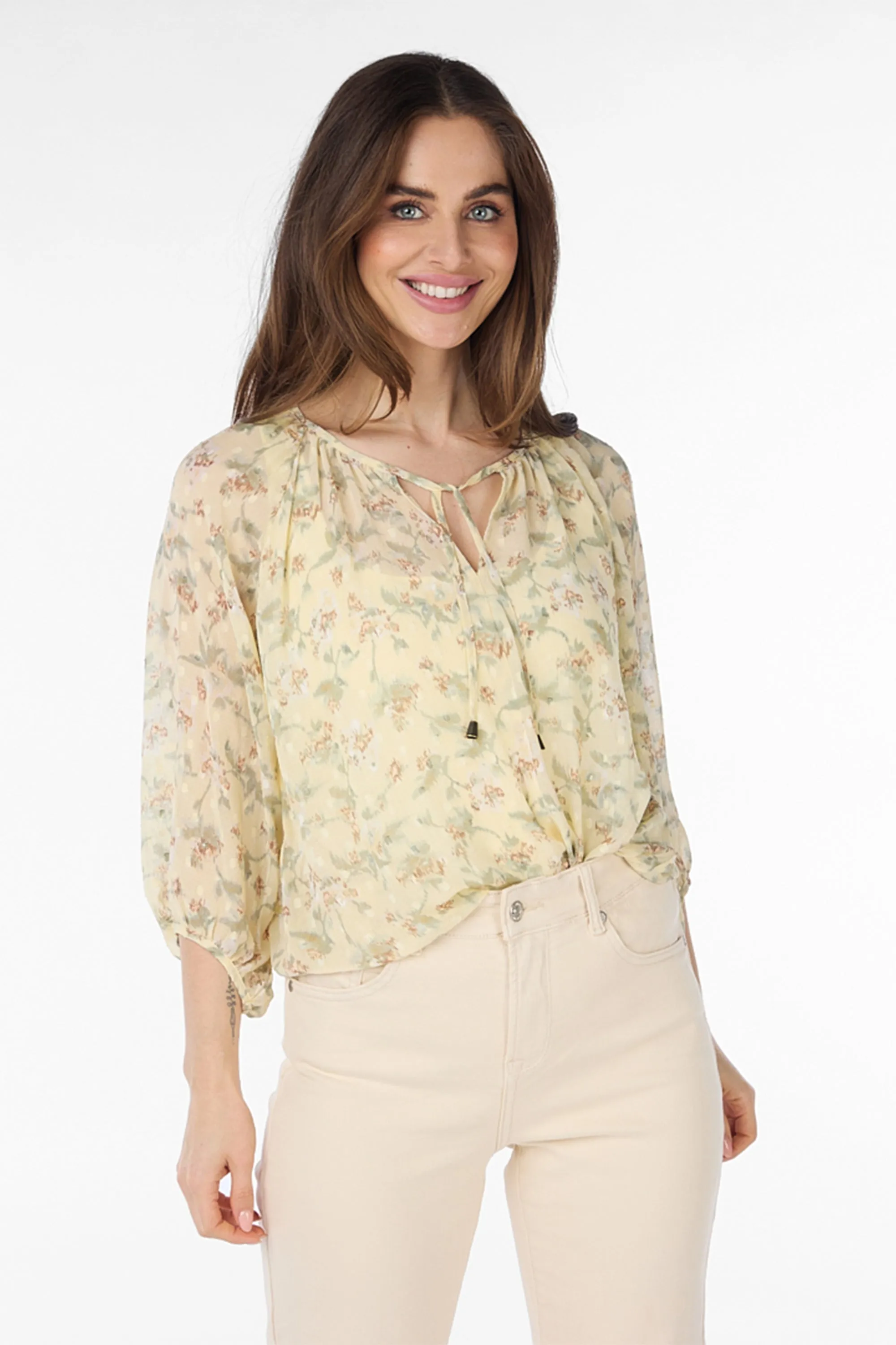 Raglan Sleeve Floral Blouse sold by Bellissima product image thumbnail 2