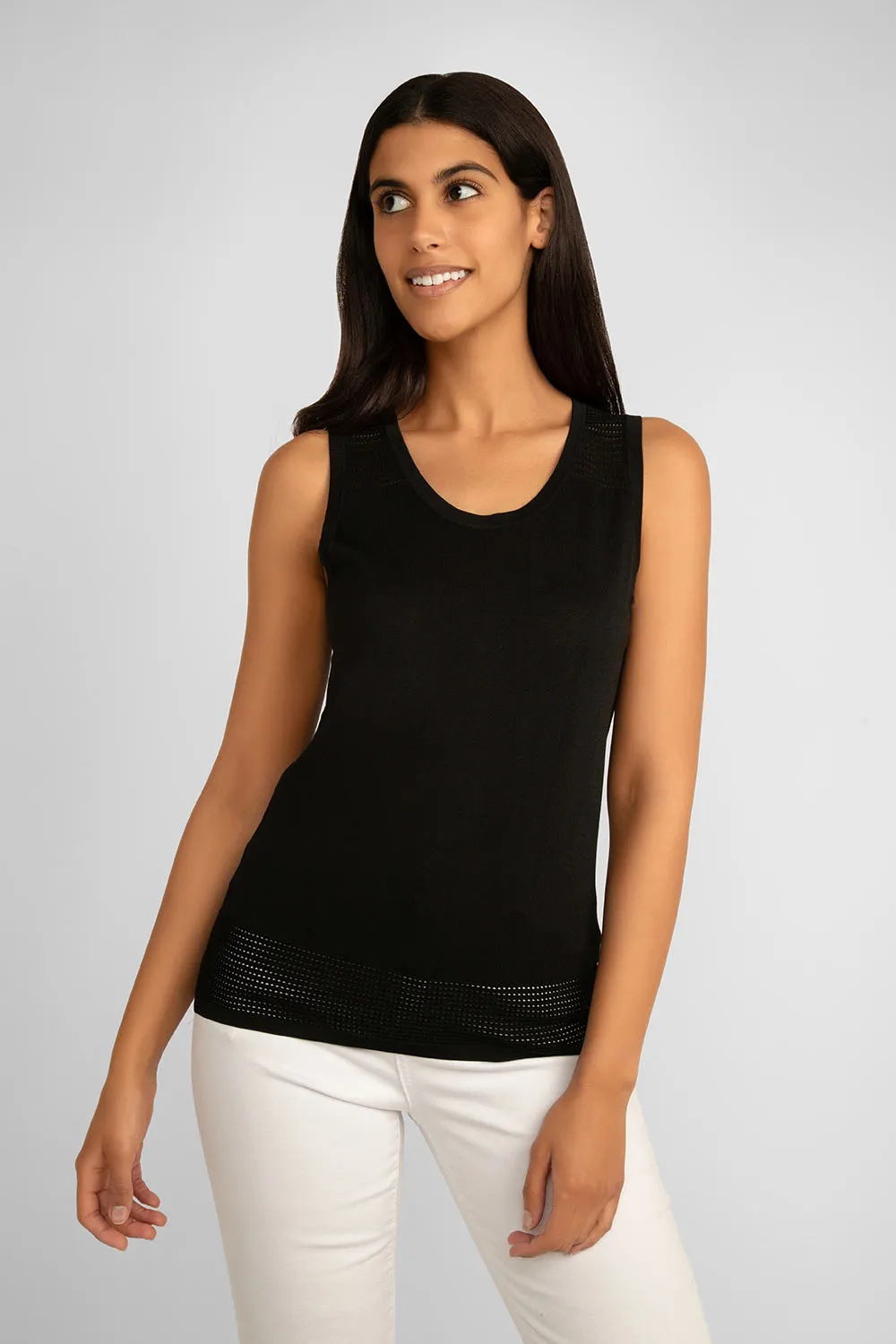 Sleeveless Sweater Knit Tank sold by Bellissima product image thumbnail 3