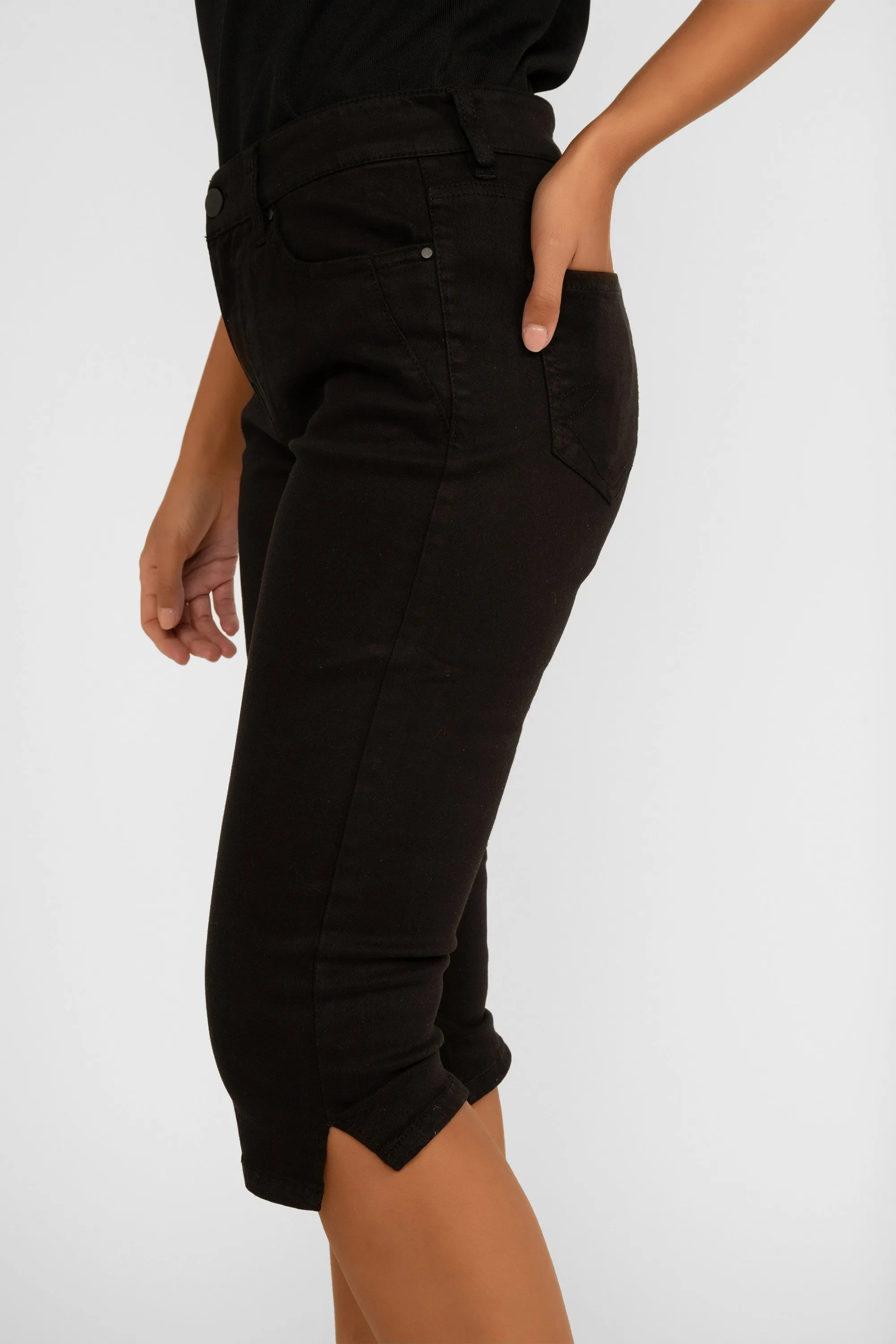 Lux Tencel Capris sold by Bellissima product image thumbnail 4