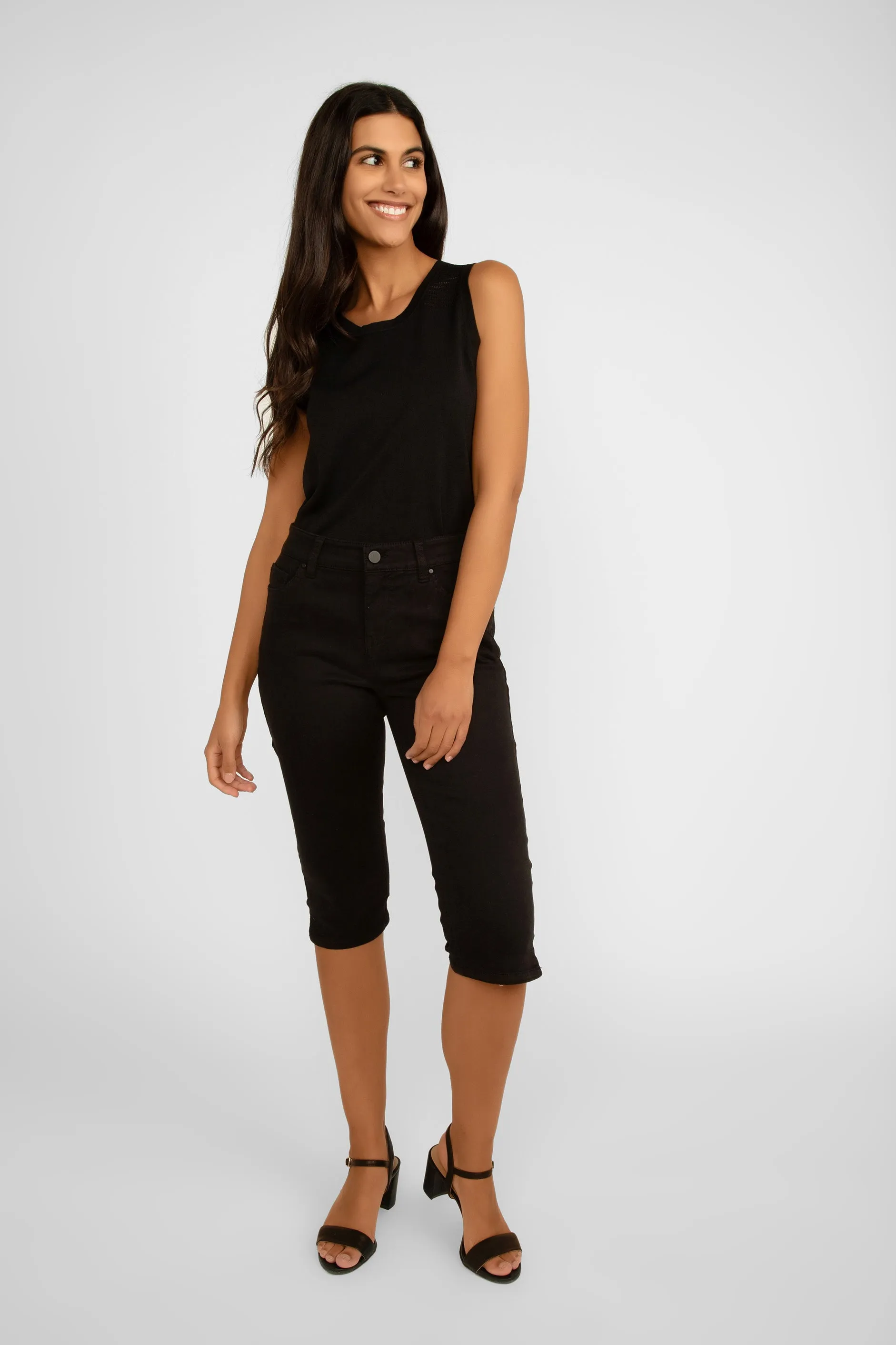 Lux Tencel Capris sold by Bellissima