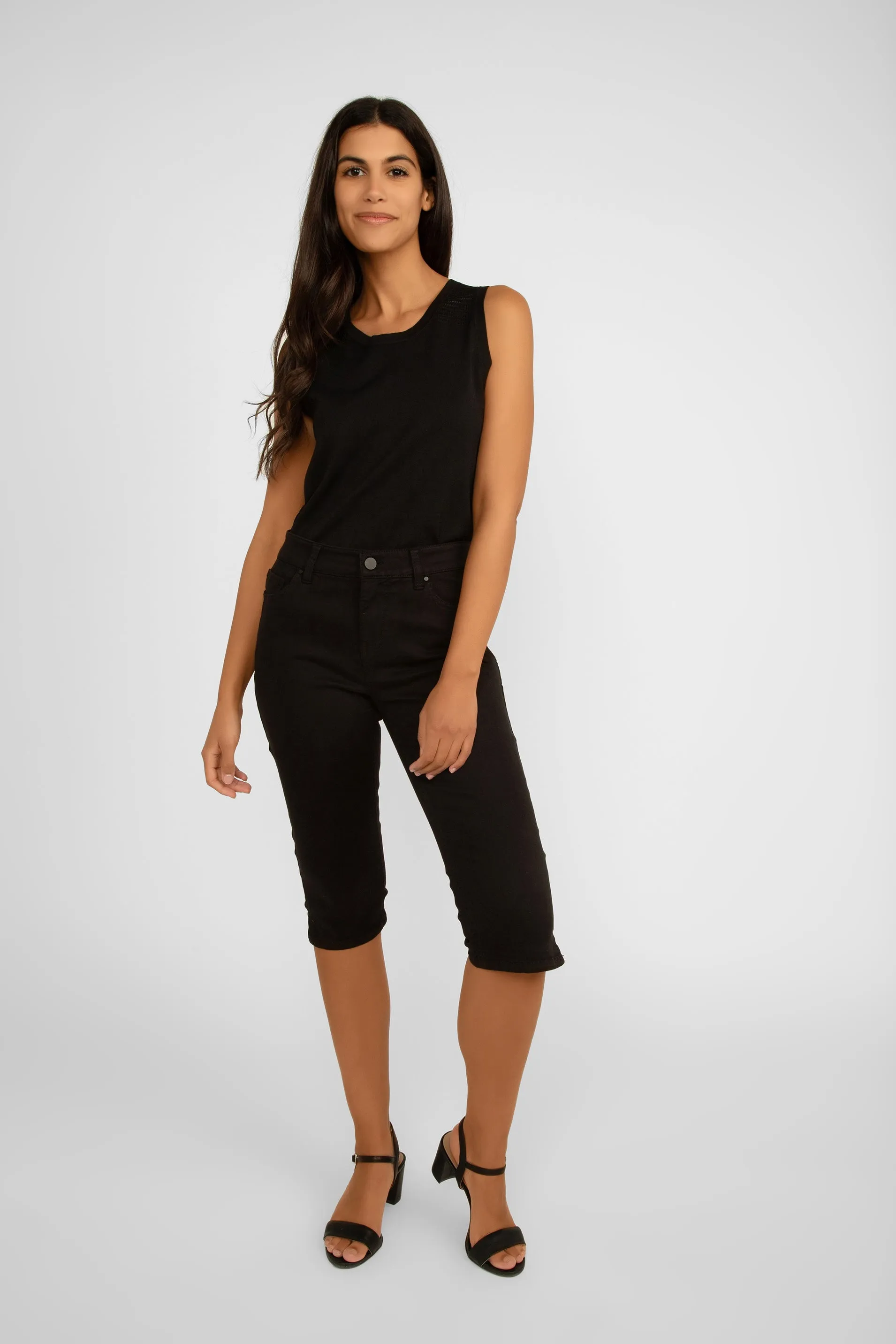 Lux Tencel Capris sold by Bellissima product image thumbnail 2