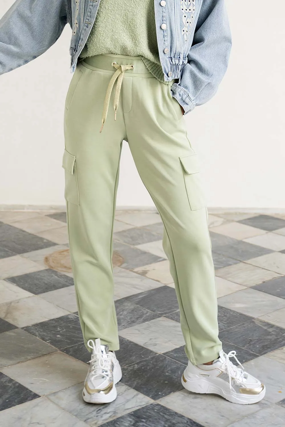 Modal Pull-On Cargo Pants sold by Bellissima