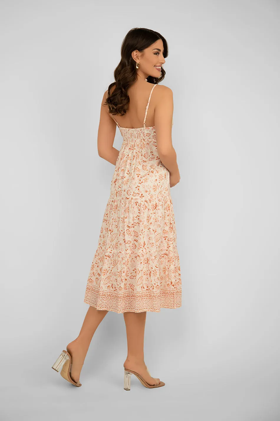 Sleeveless Printed Midi Dress sold by Bellissima product image thumbnail 2