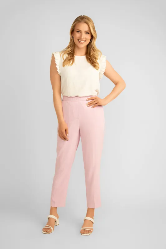 Pull-On Slim Ankle Pants sold by Bellissima