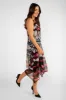Sleeveless Graffitti Print Mesh Dress sold by Bellissima