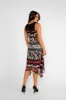 Sleeveless Graffitti Print Mesh Dress sold by Bellissima