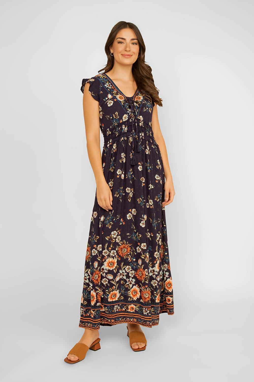 Floral Printed Maxi Dress sold by Bellissima