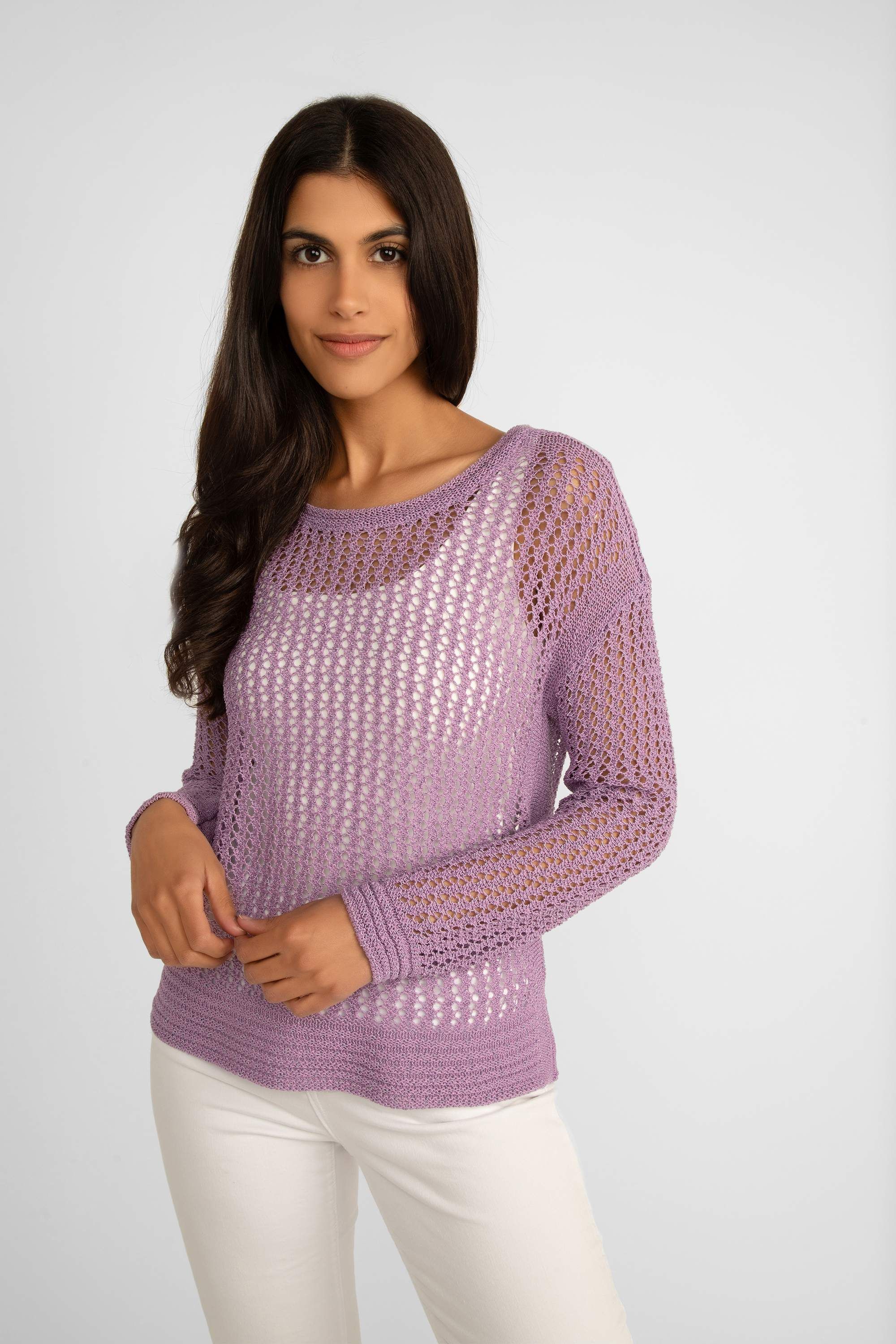 Open Cable Stitch Sweater sold by Bellissima